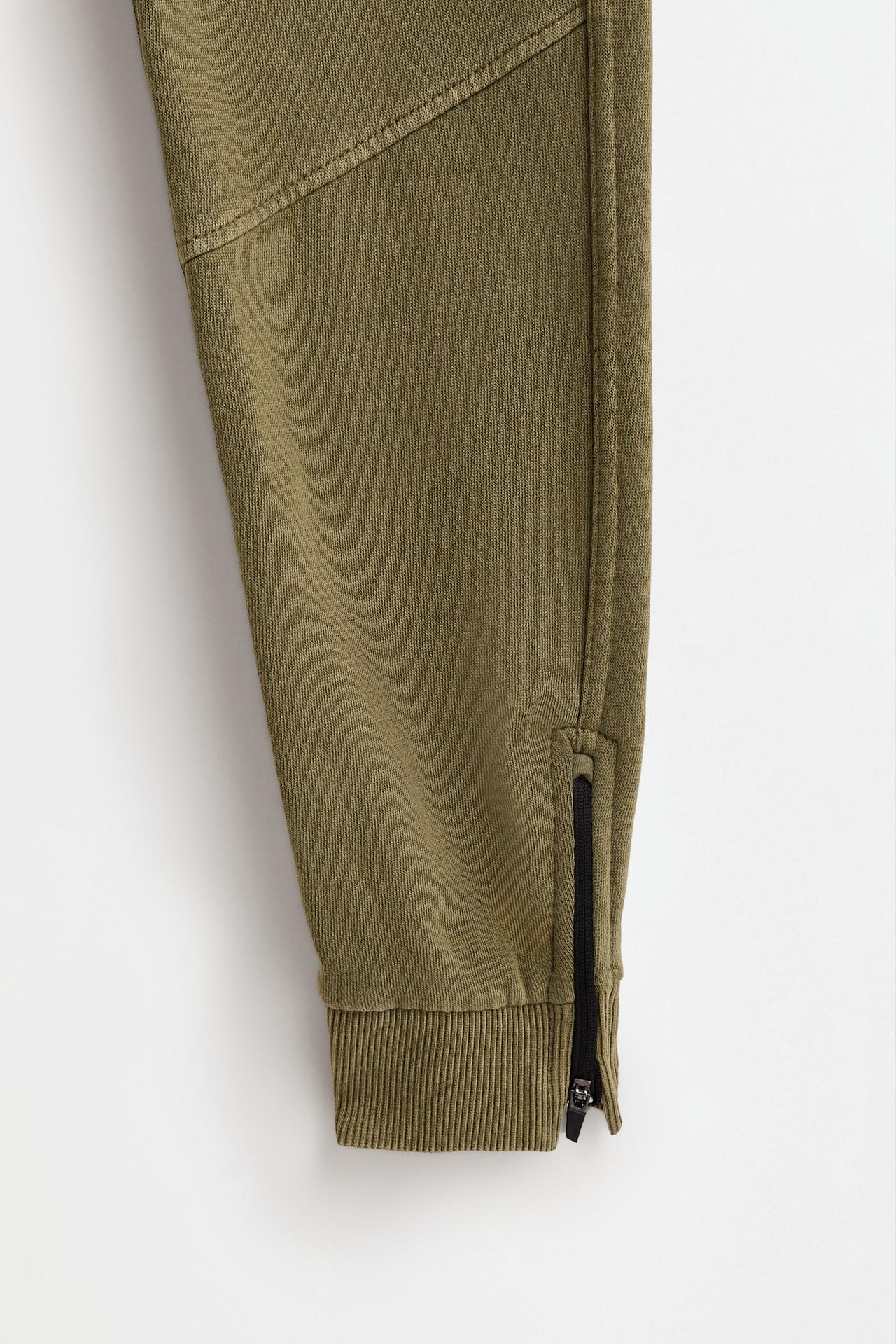 Faded tracksuit trousers — KHAKI
