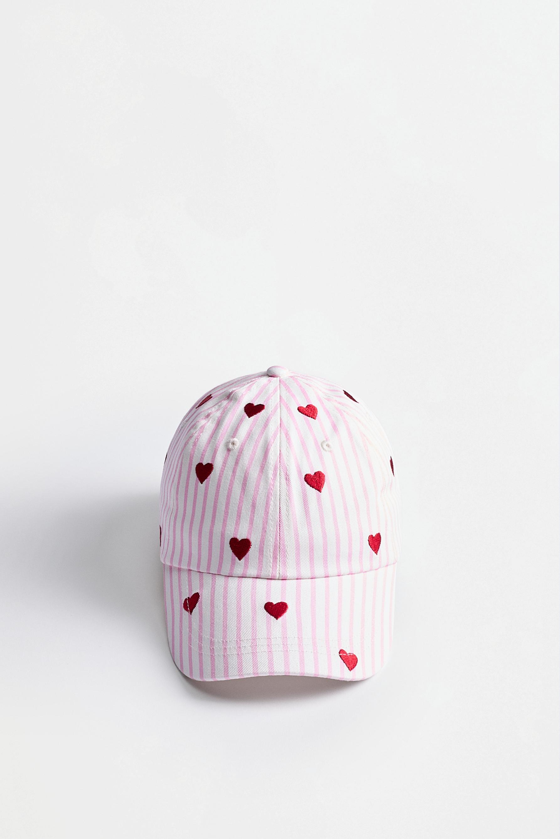 Heart cap — PALE PINK