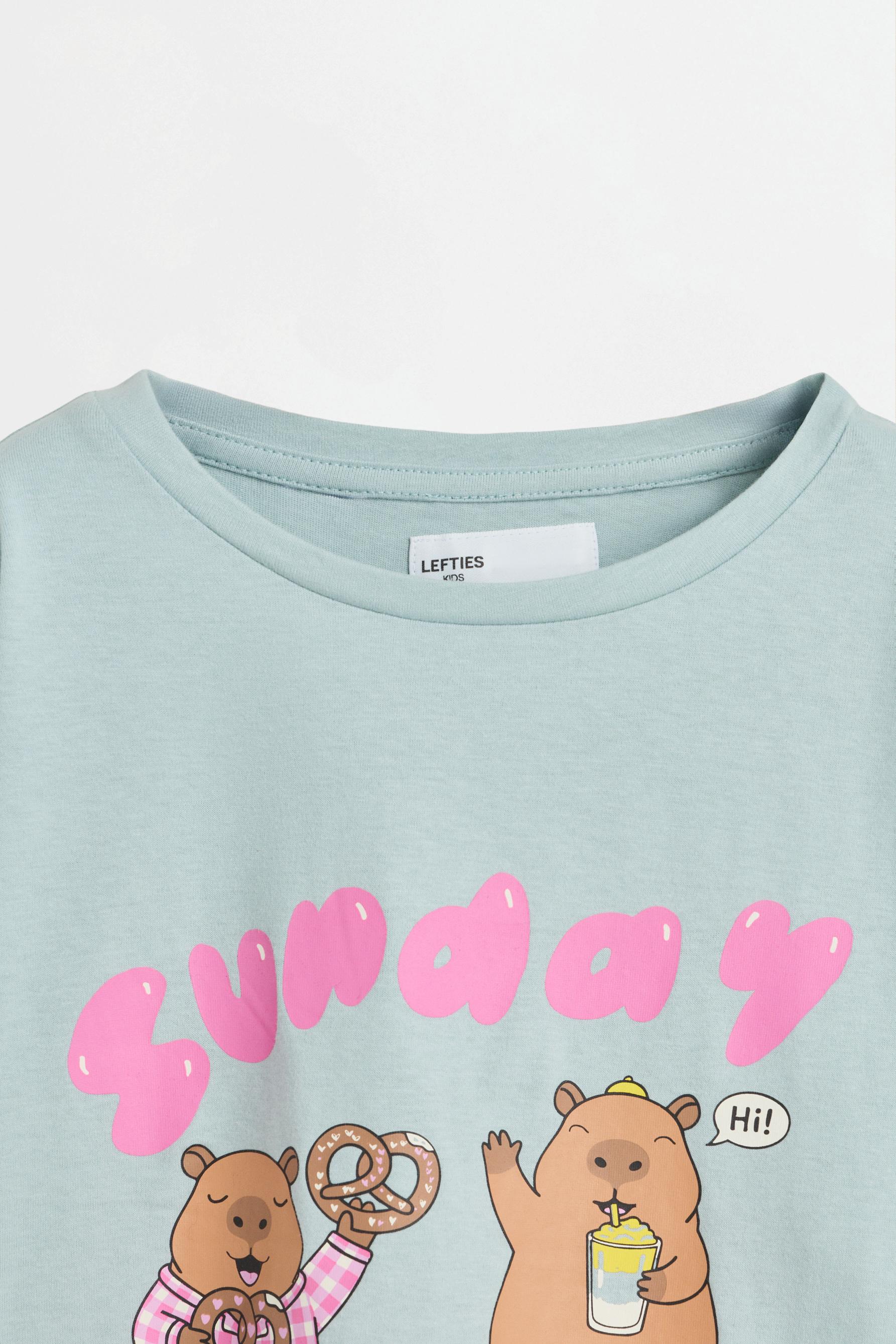 Printed pyjamas — WATER GREEN