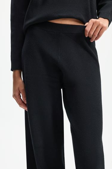 Knit culottes — BLACK 4
