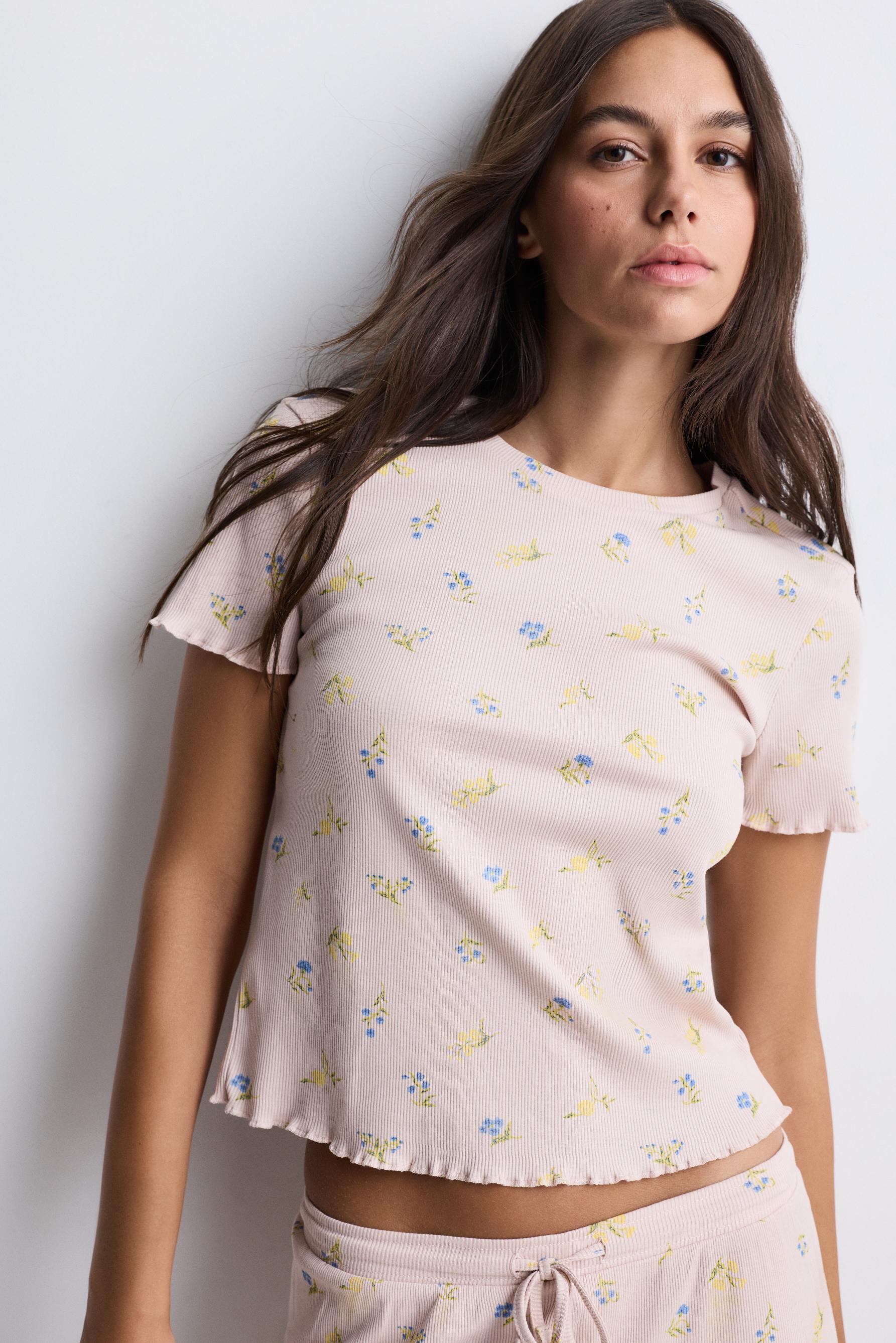 Printed pyjamas — PASTEL PINK