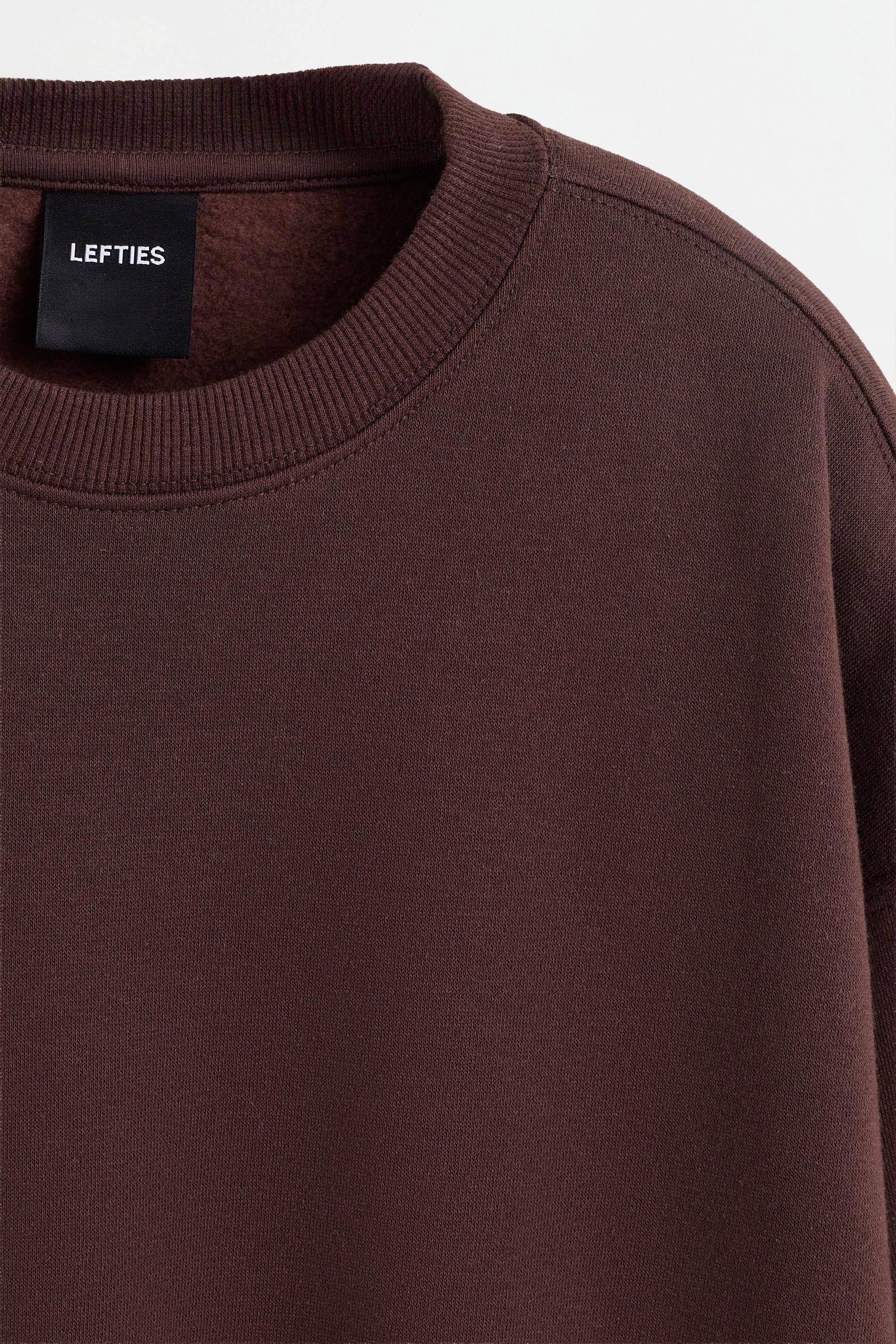 Basic tracksuit sweatshirt — CHOCOLATE