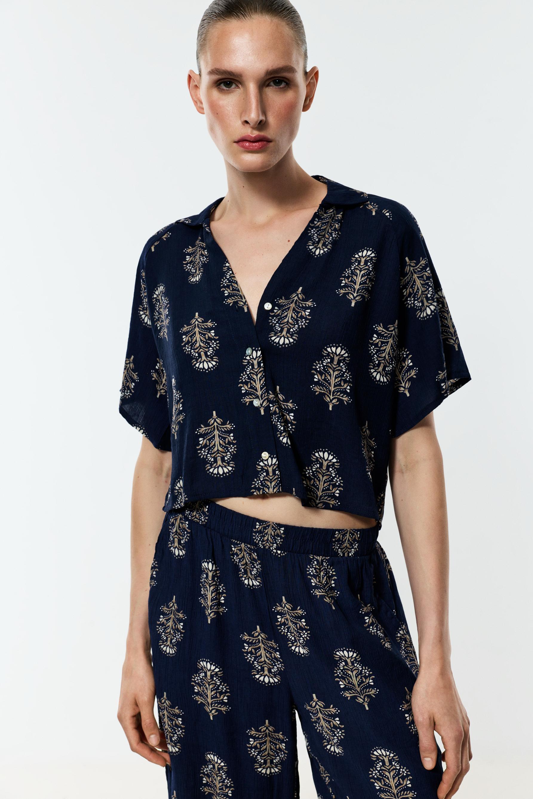 Texture shirt — DEEP BLUE