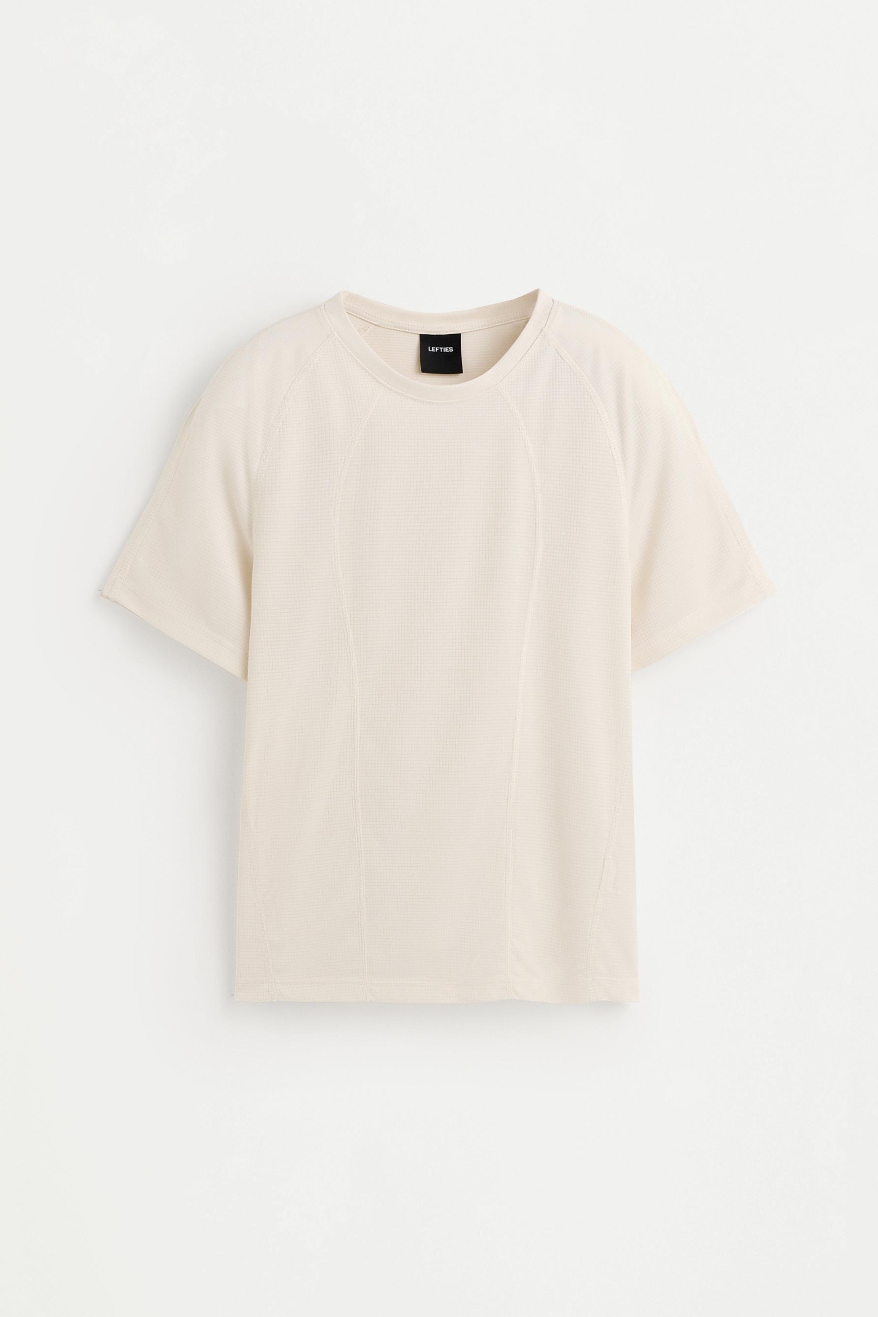 Seamed sports T-shirt — OFF WHITE
