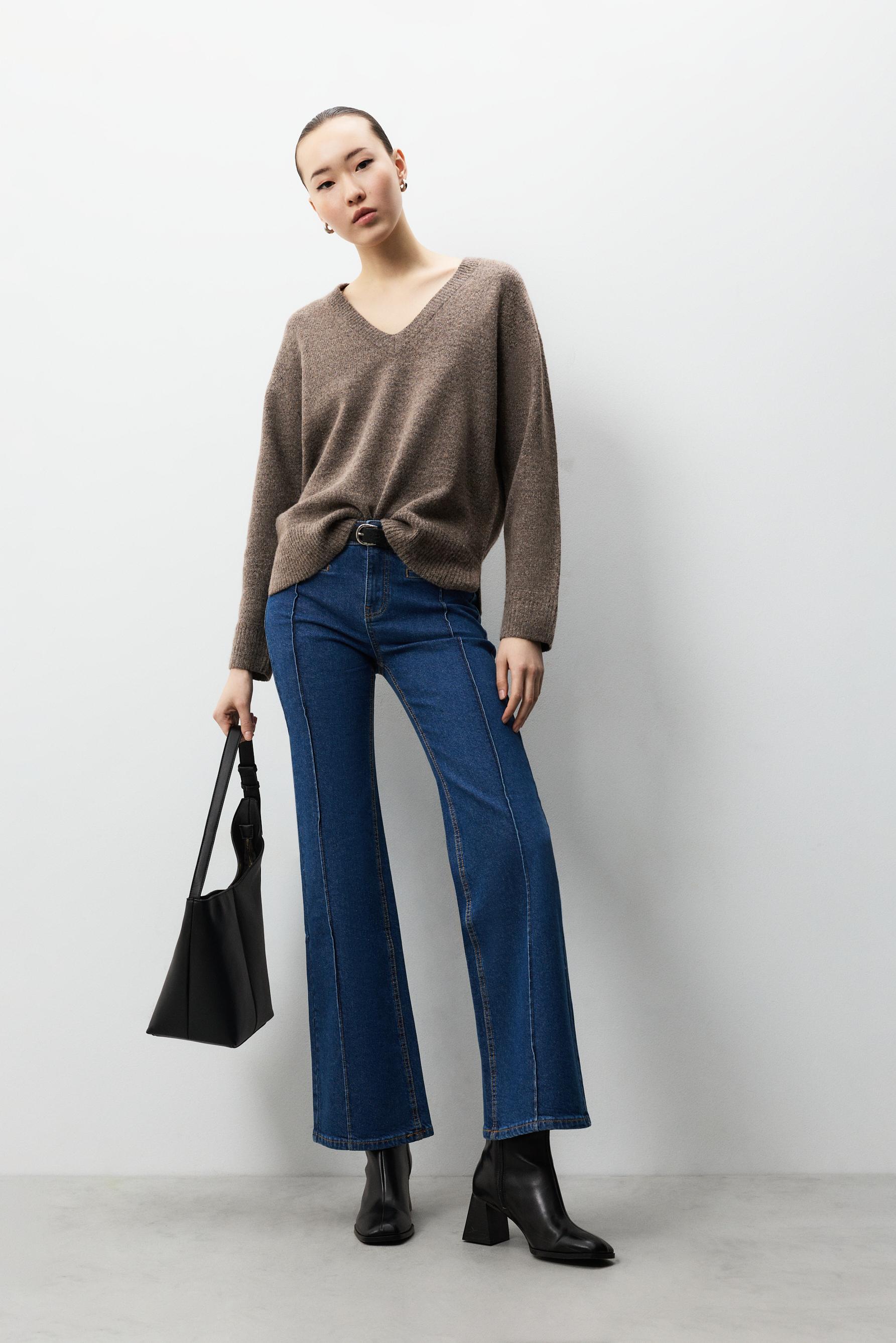 Jeans bootcut nervio