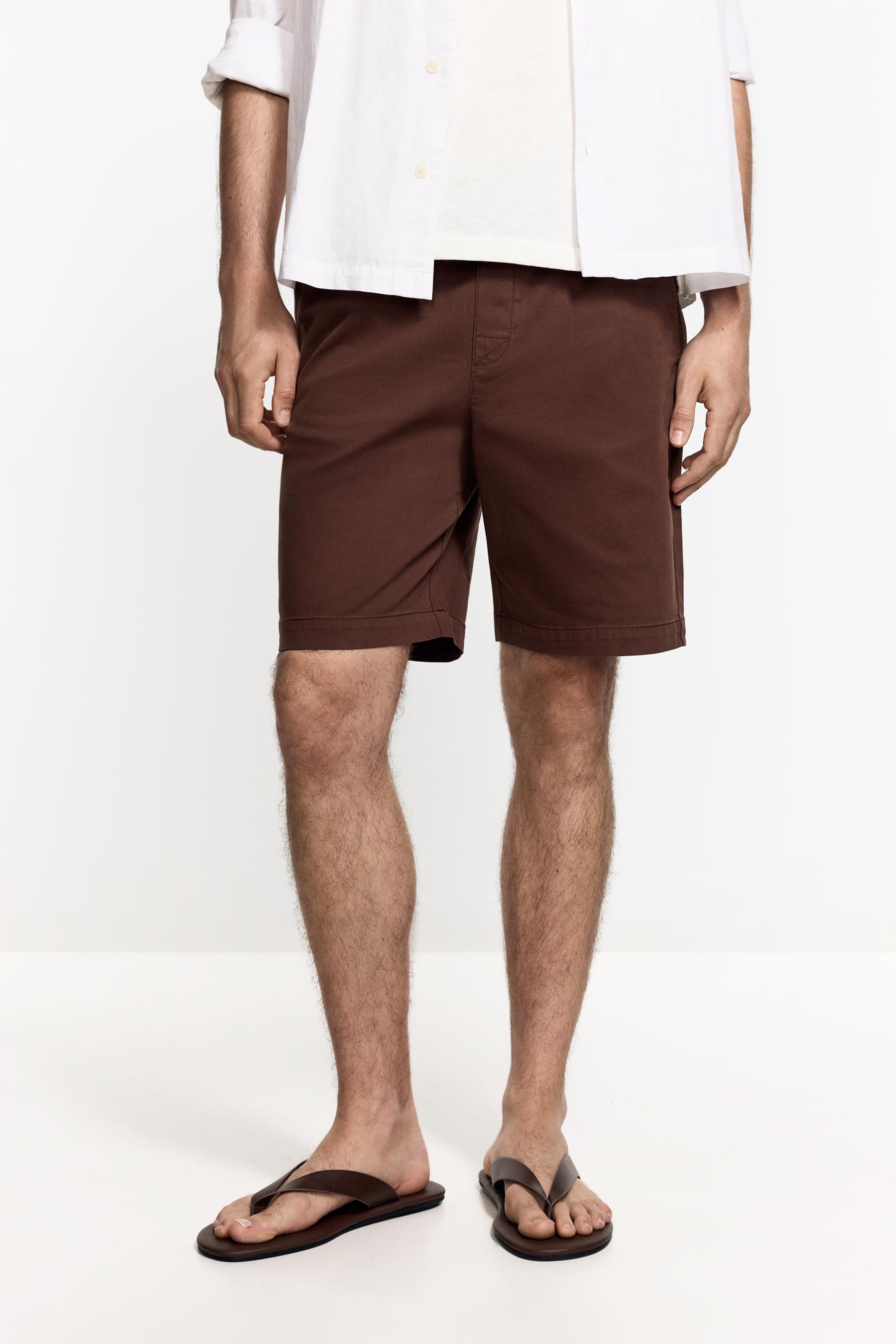 Jogger Bermuda shorts — COPPER