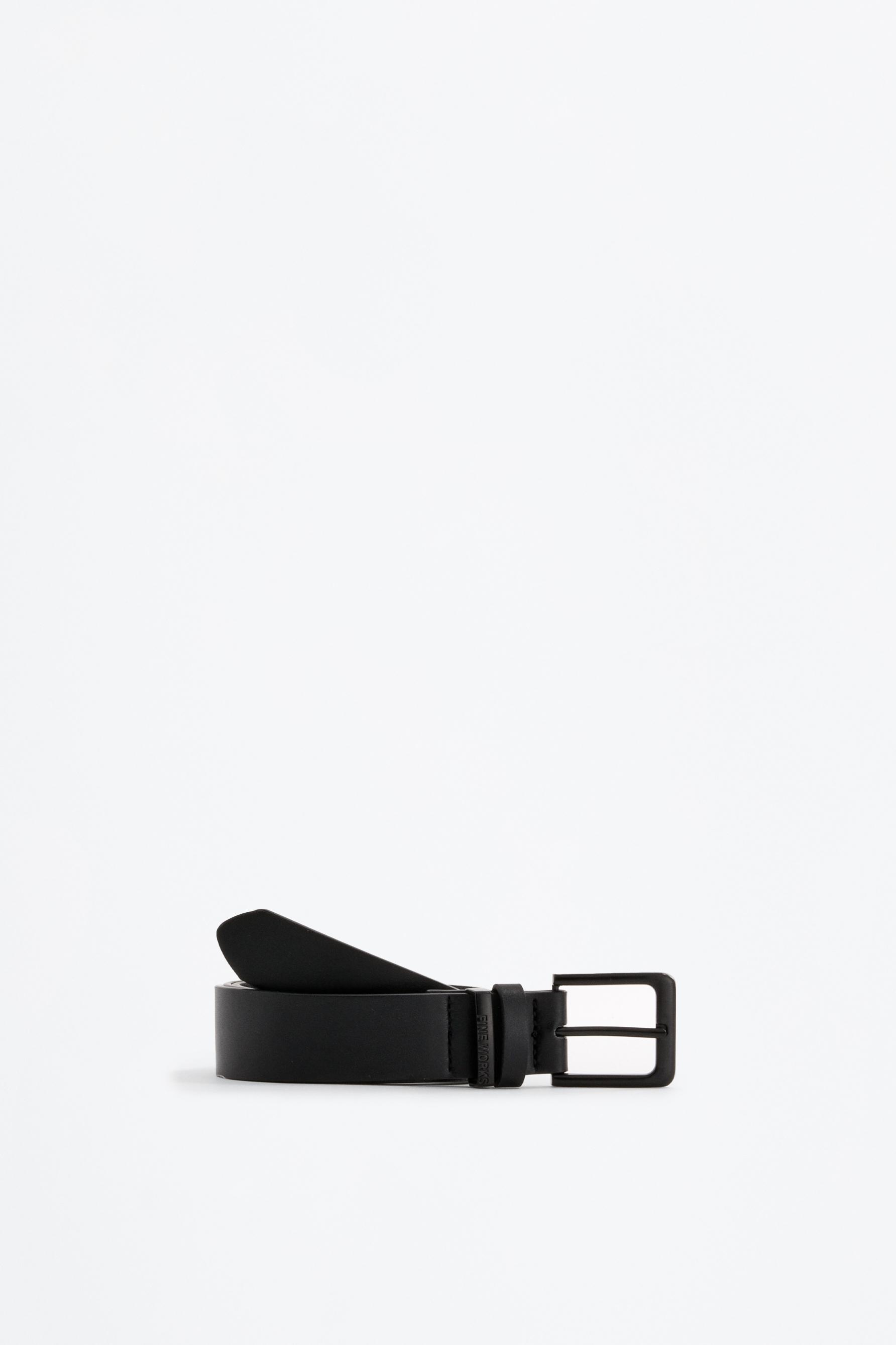 Basic dress belt — BLACK TONE