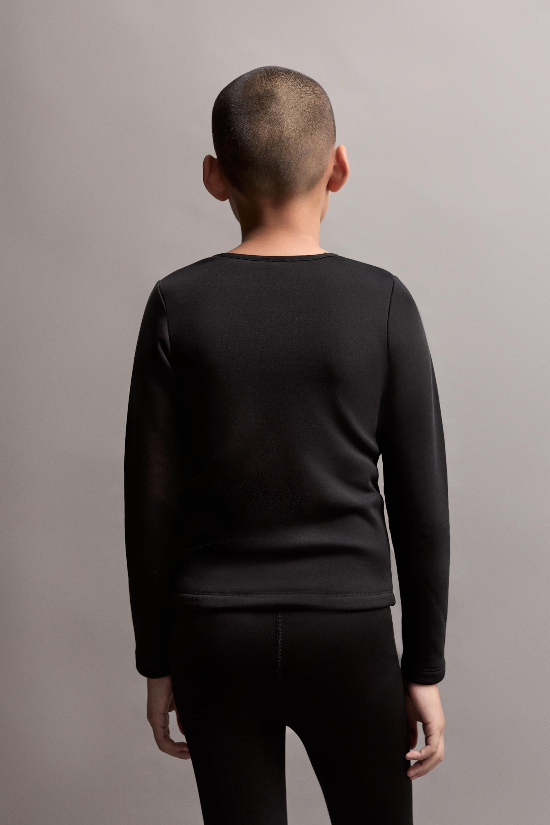 Heavy Weight Thermal Comfort T-Shirt — BLACK