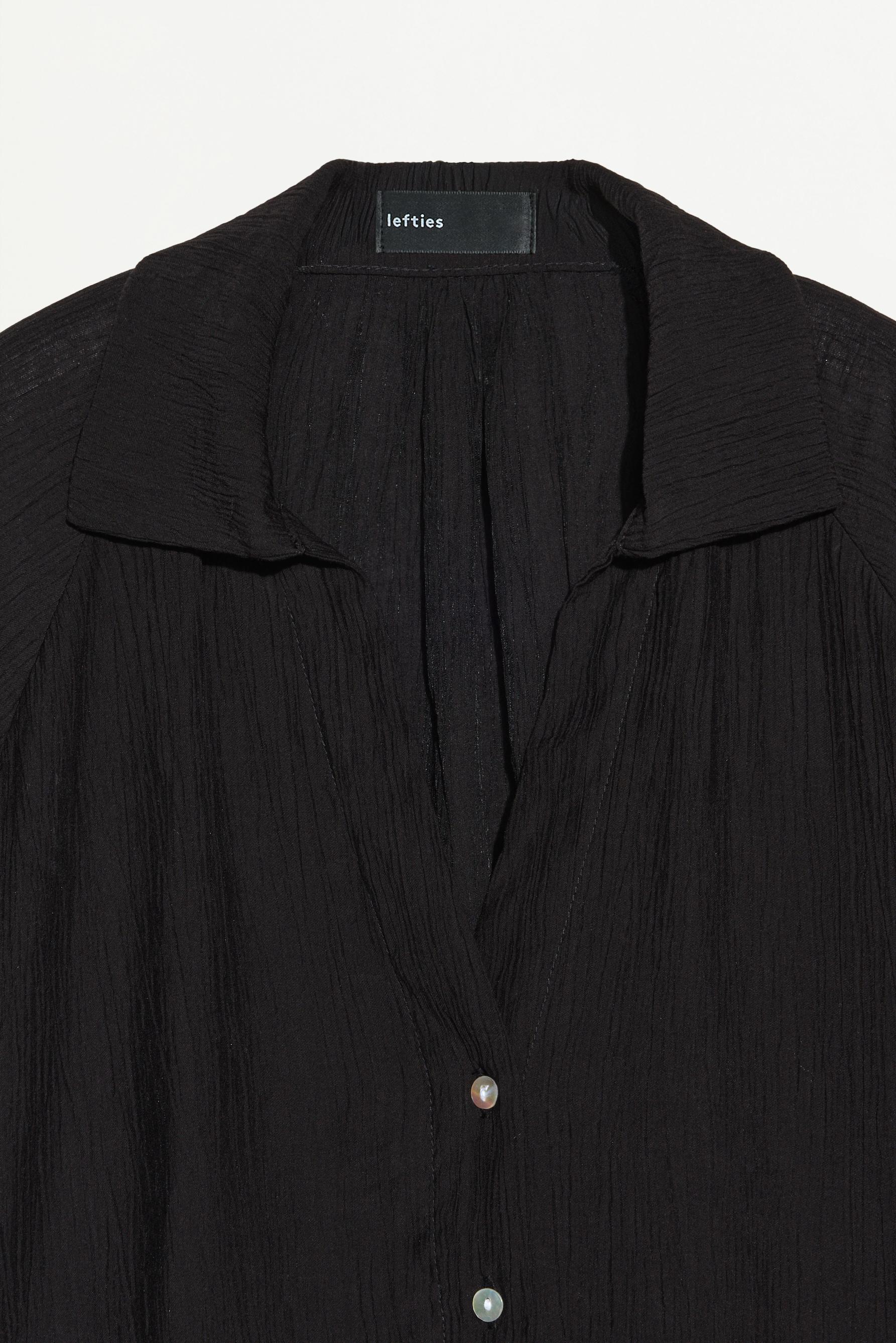 Texture shirt — BLACK