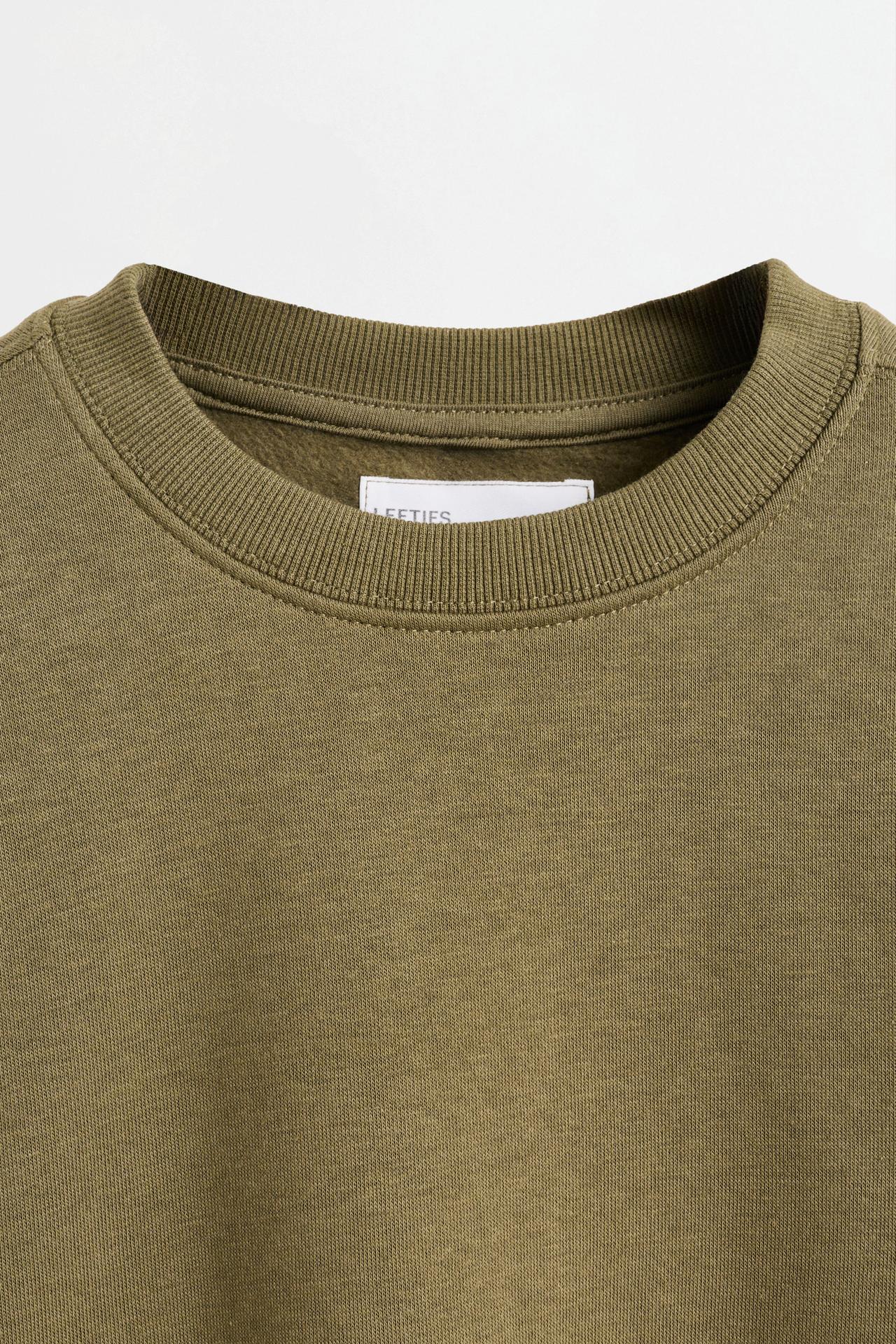 Pack of 2 plain fleece sweatshirts — DARK KHAKI