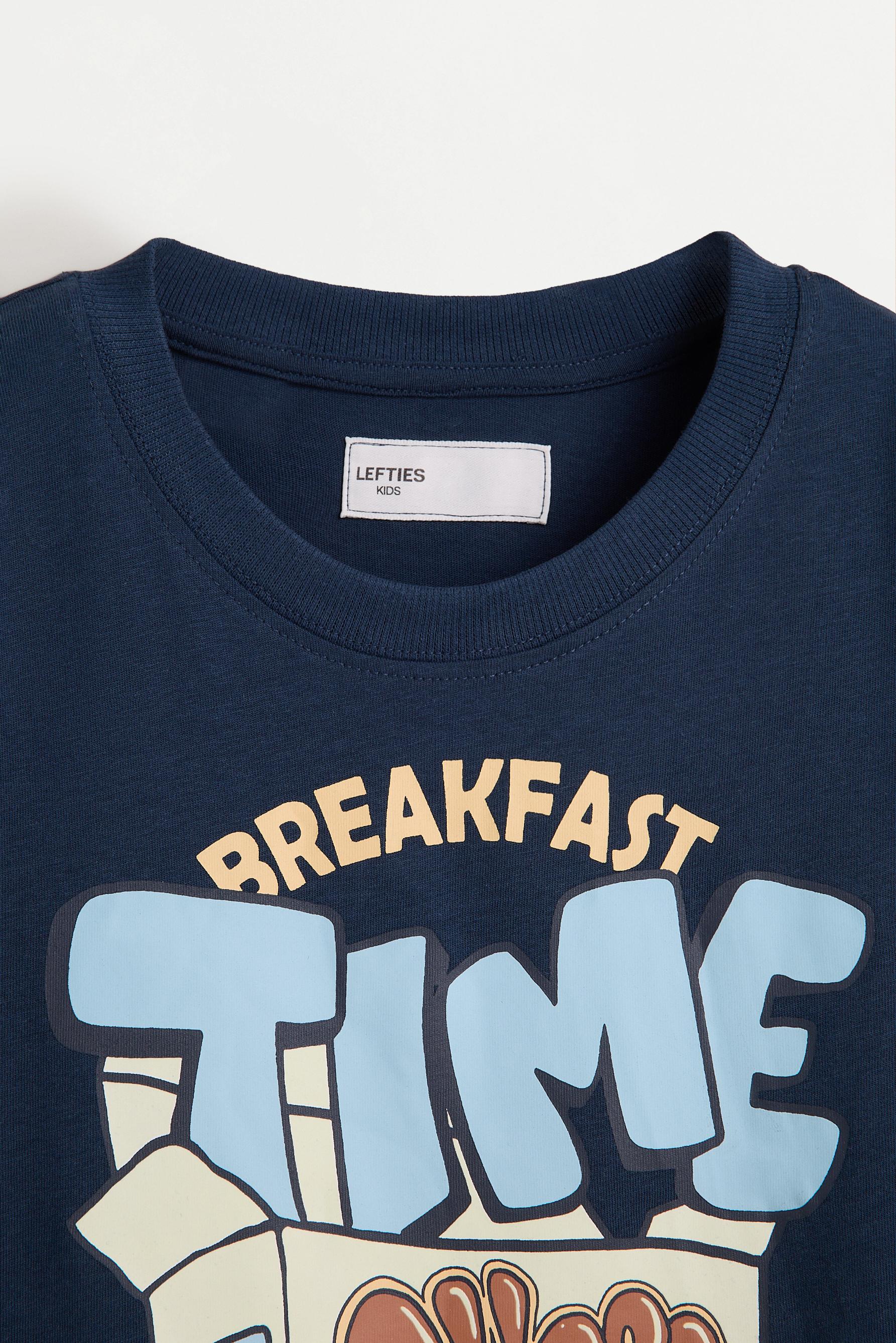 Short glow-in-the-dark pyjamas — BLUE