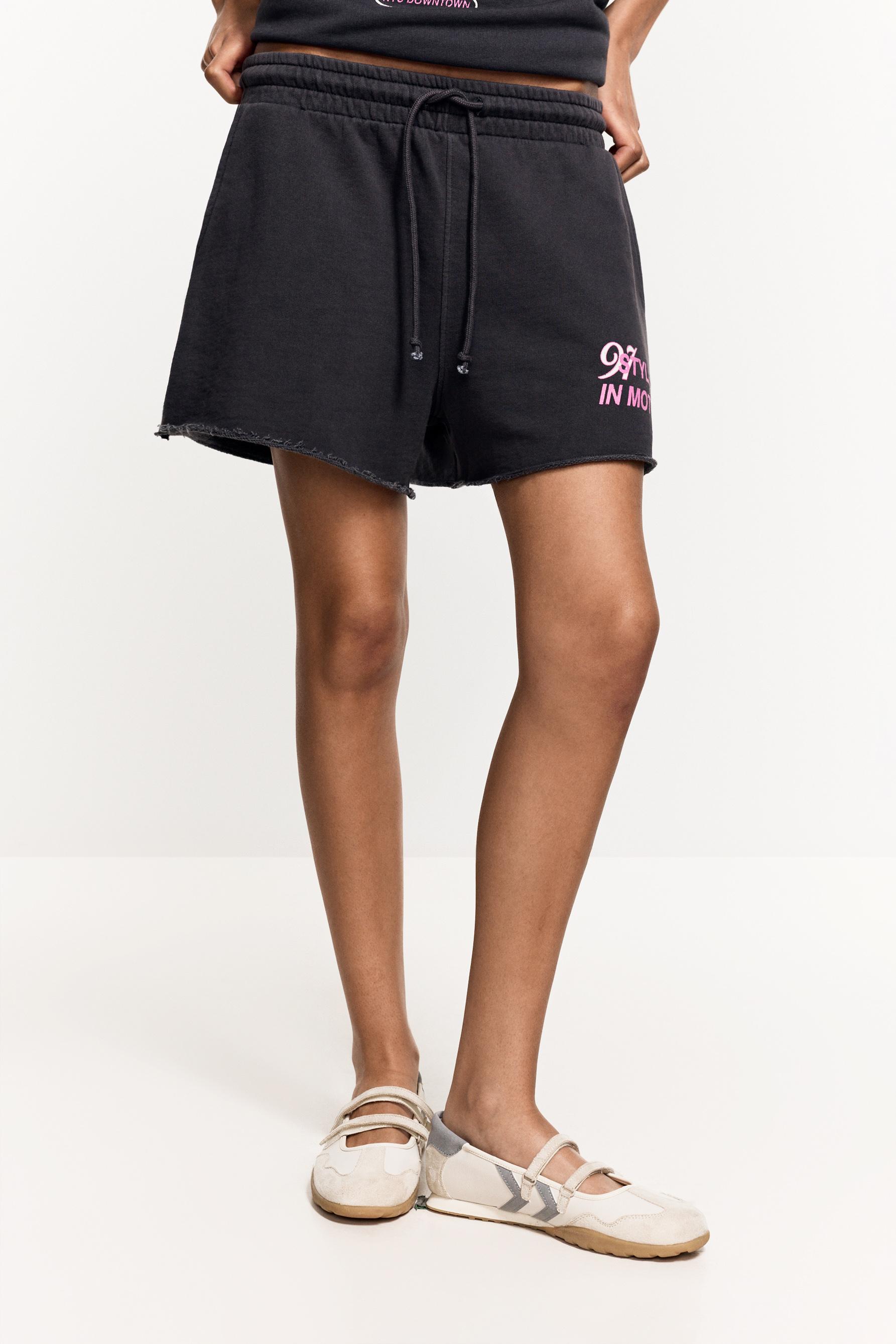 Printed shorts — ANTHRACITE GREY