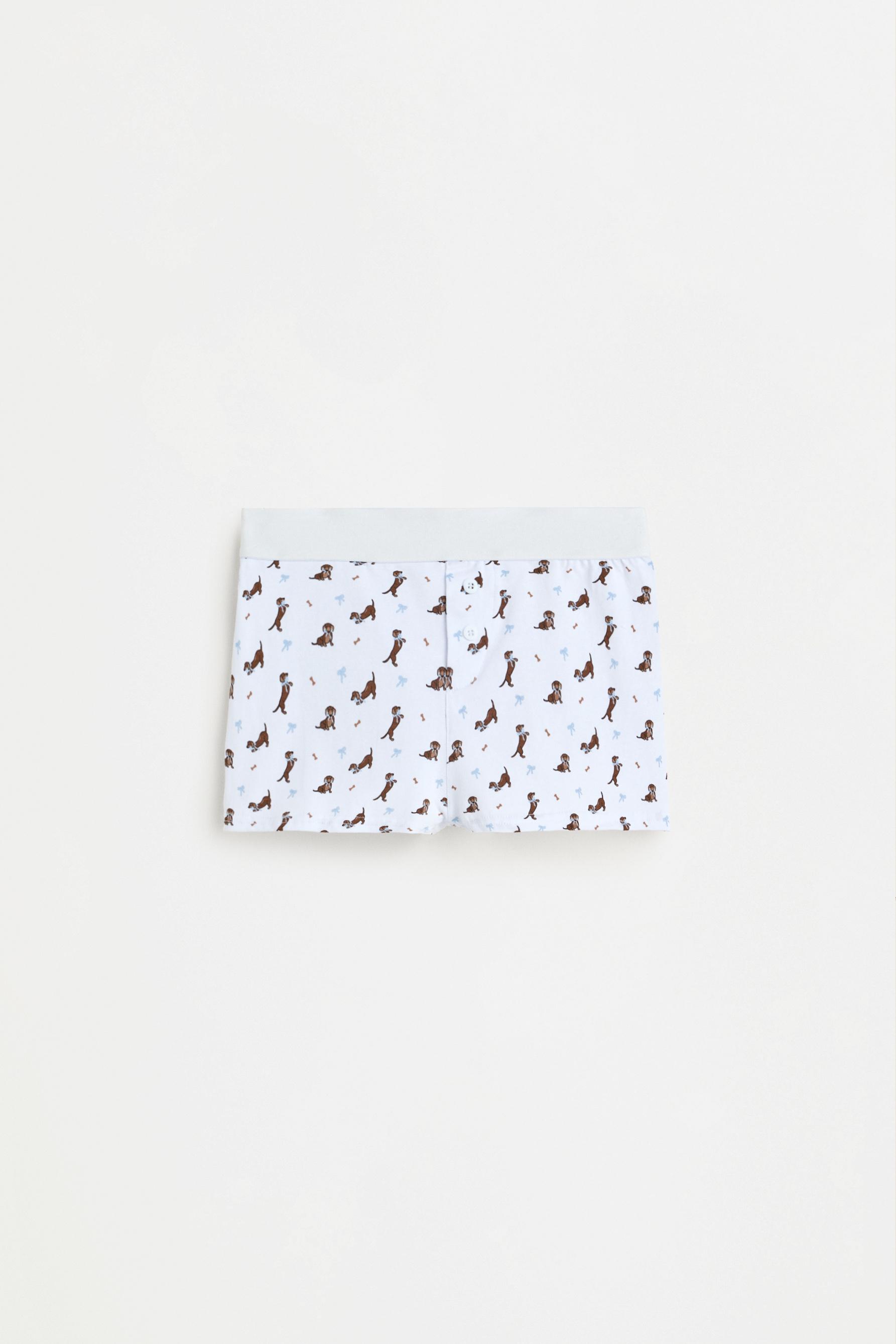 Printed boxer shorts — BLUE