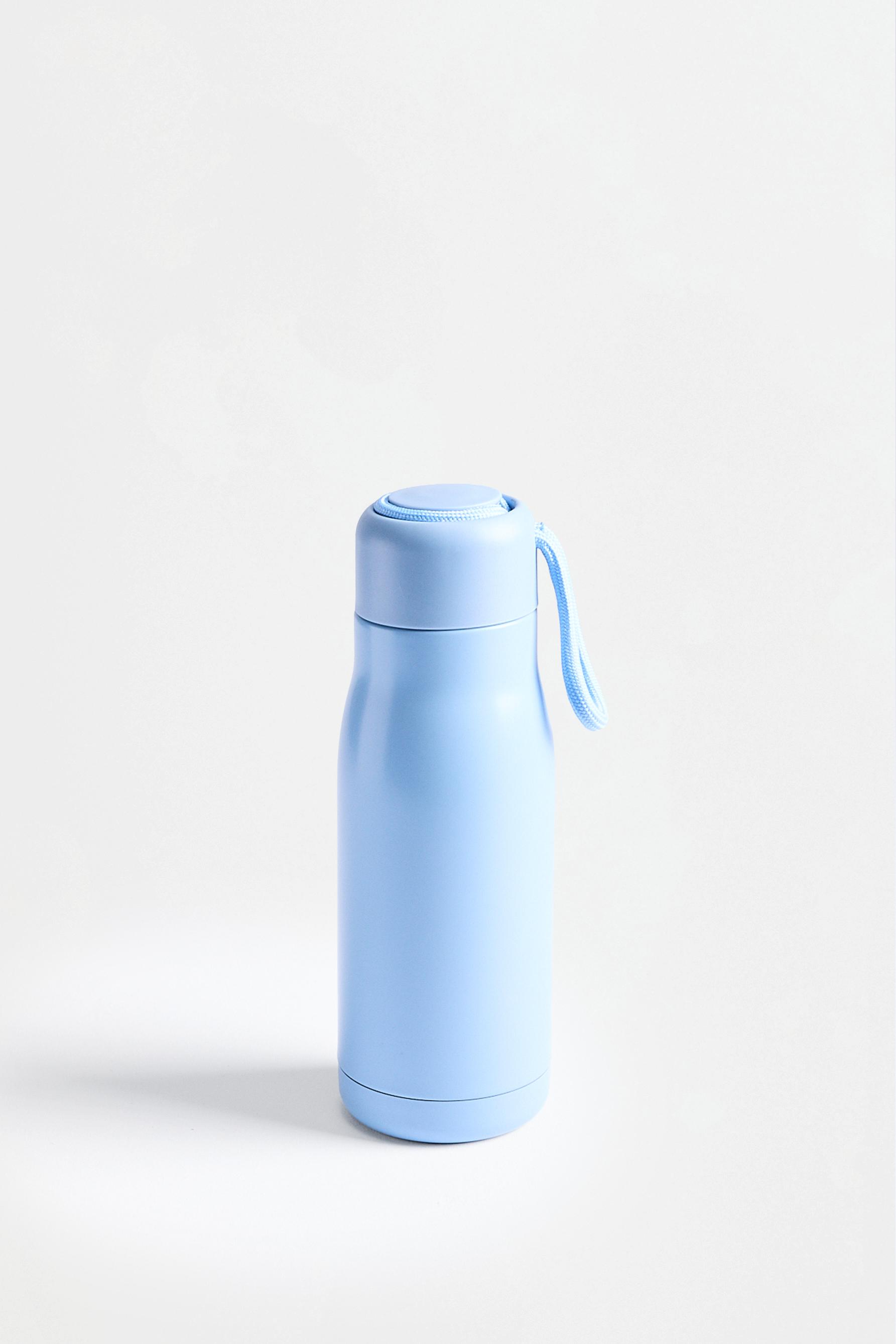 Metallic travel bottle — PALE BLUE