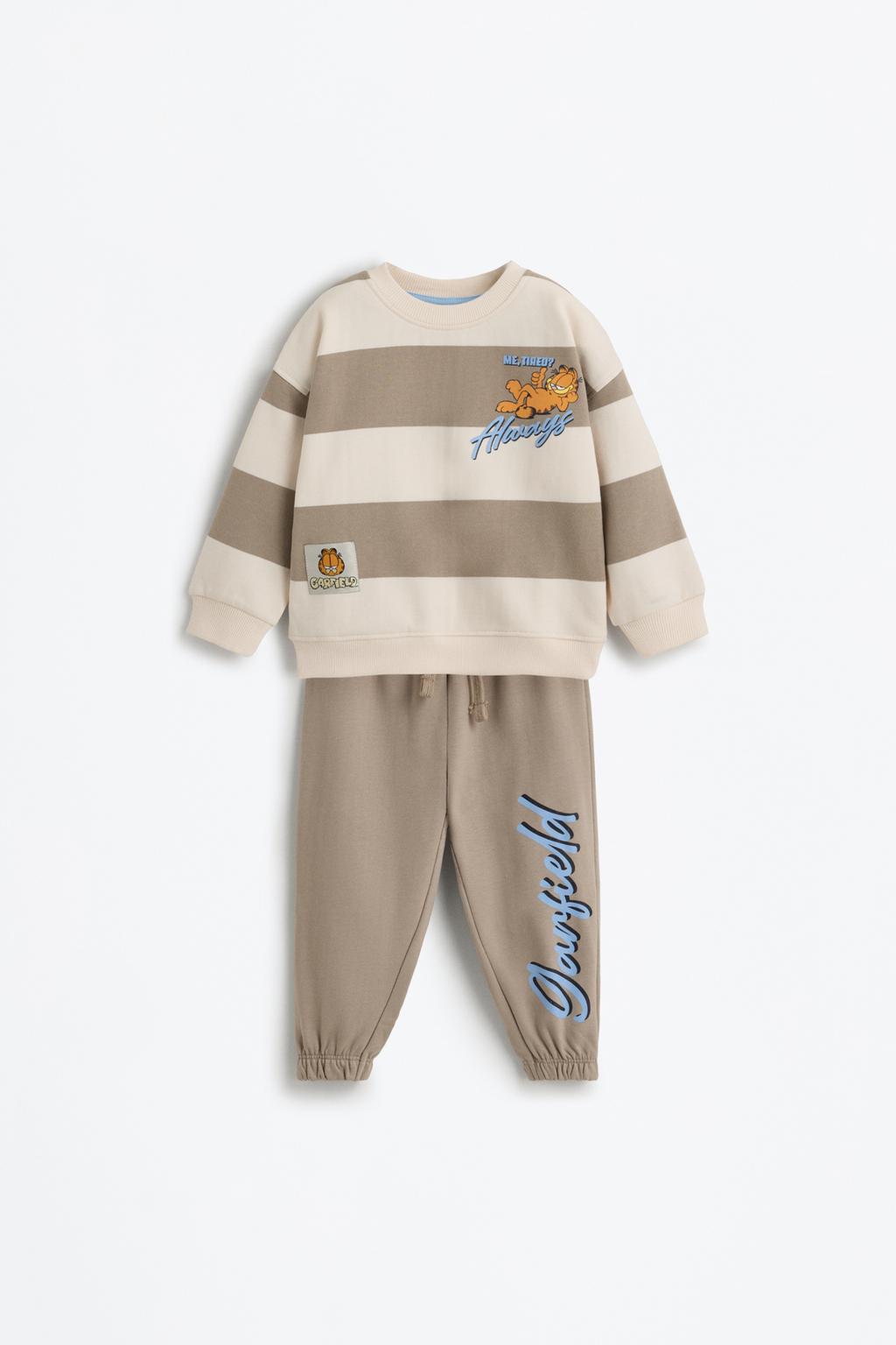 Conjunt Garfield ©Nickelodeon dessuadora ratlles i pantalons