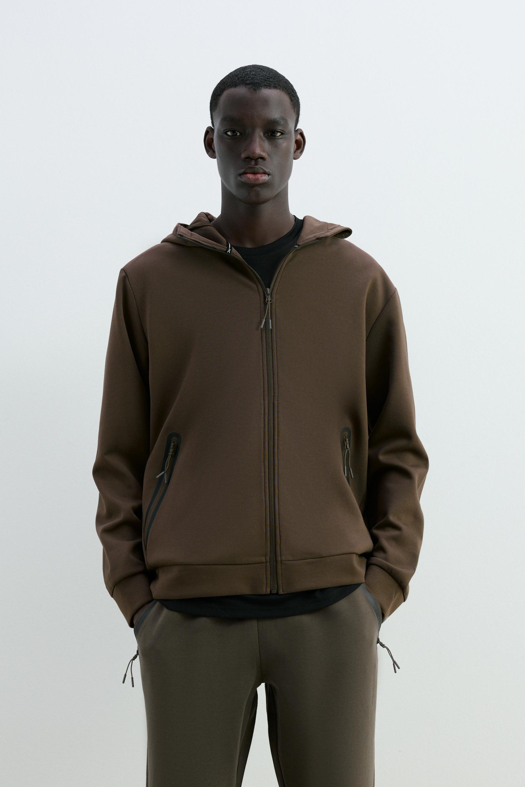 Sudadera cremallera interlock