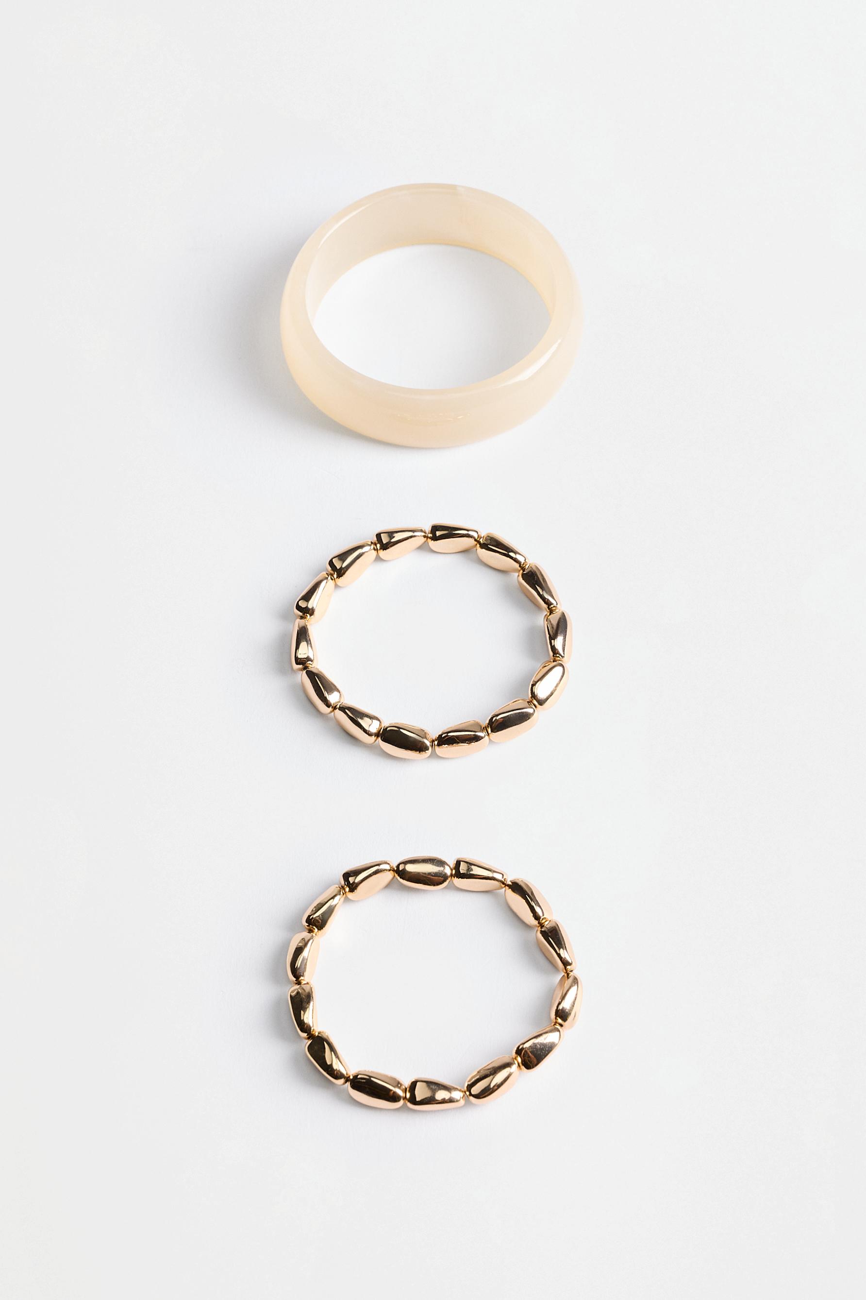 Assorted bracelets (3-pack) — OFF WHITE