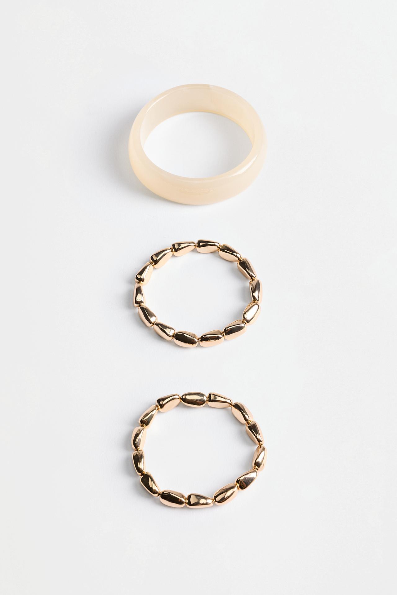 Assorted bracelets (3-pack) — OFF WHITE