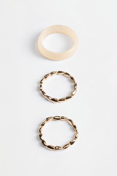 Assorted bracelets (3-pack) — OFF WHITE 3