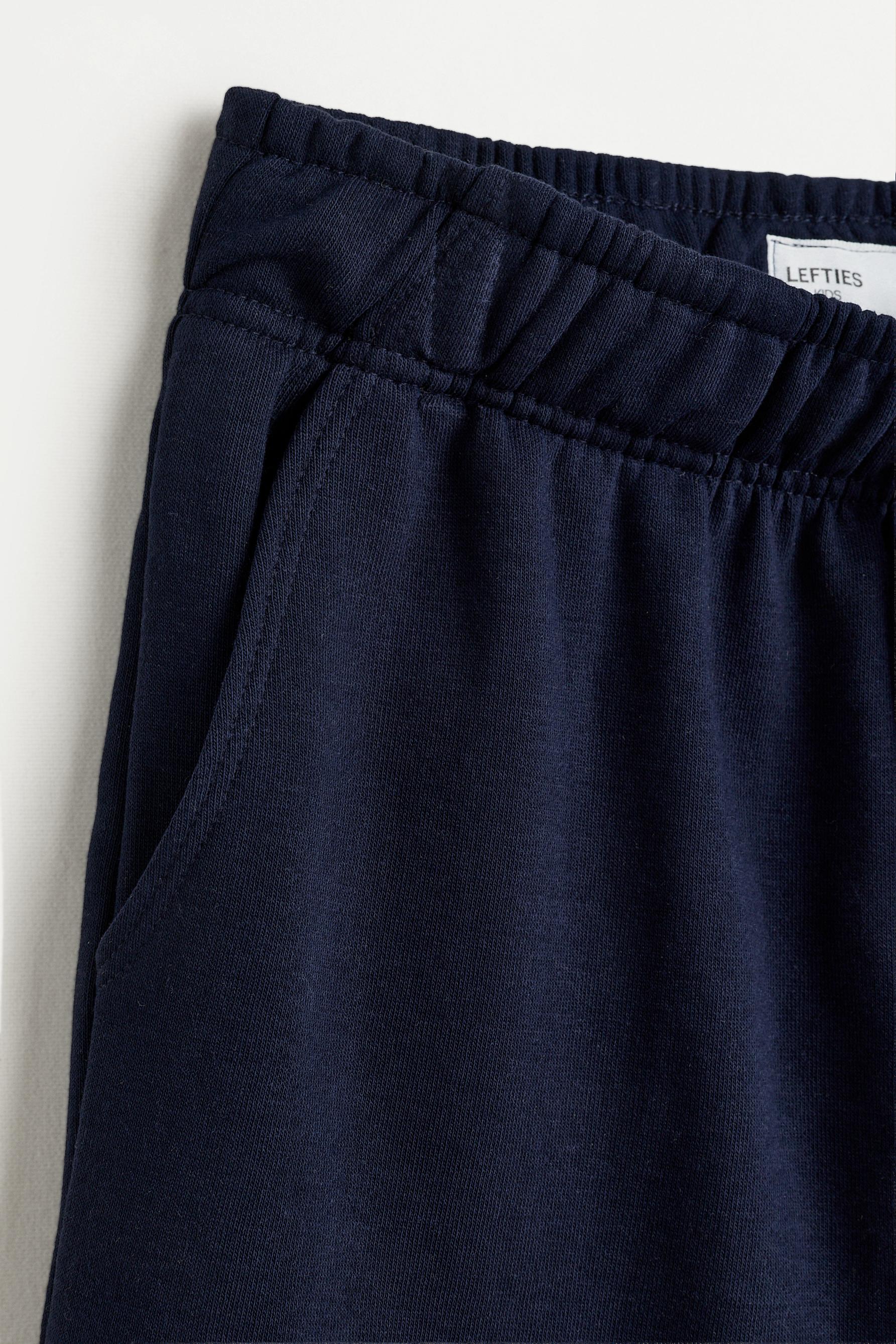 Jogger plush Bermuda shorts — NAVY