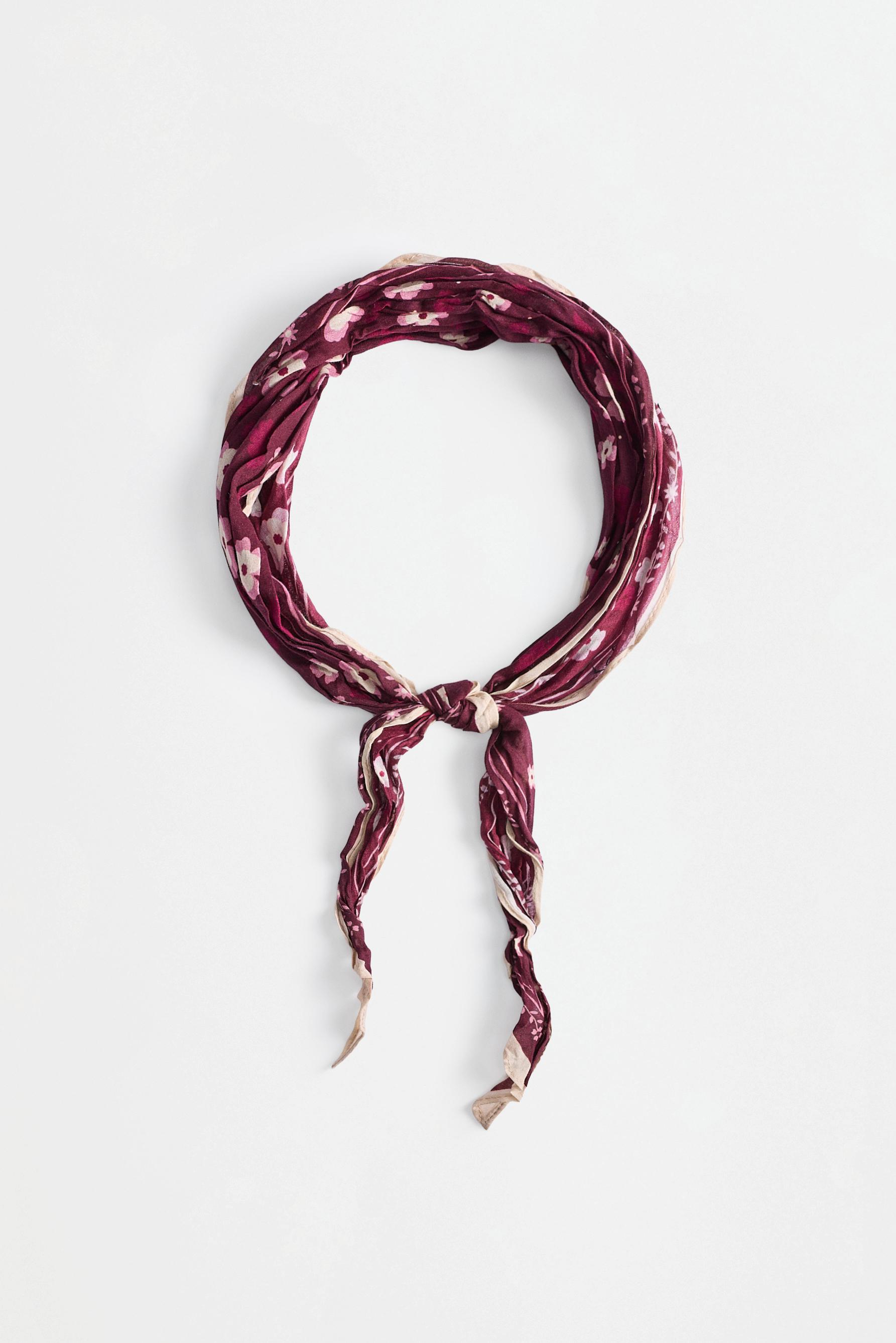100% cotton bandana — BURGUNDY