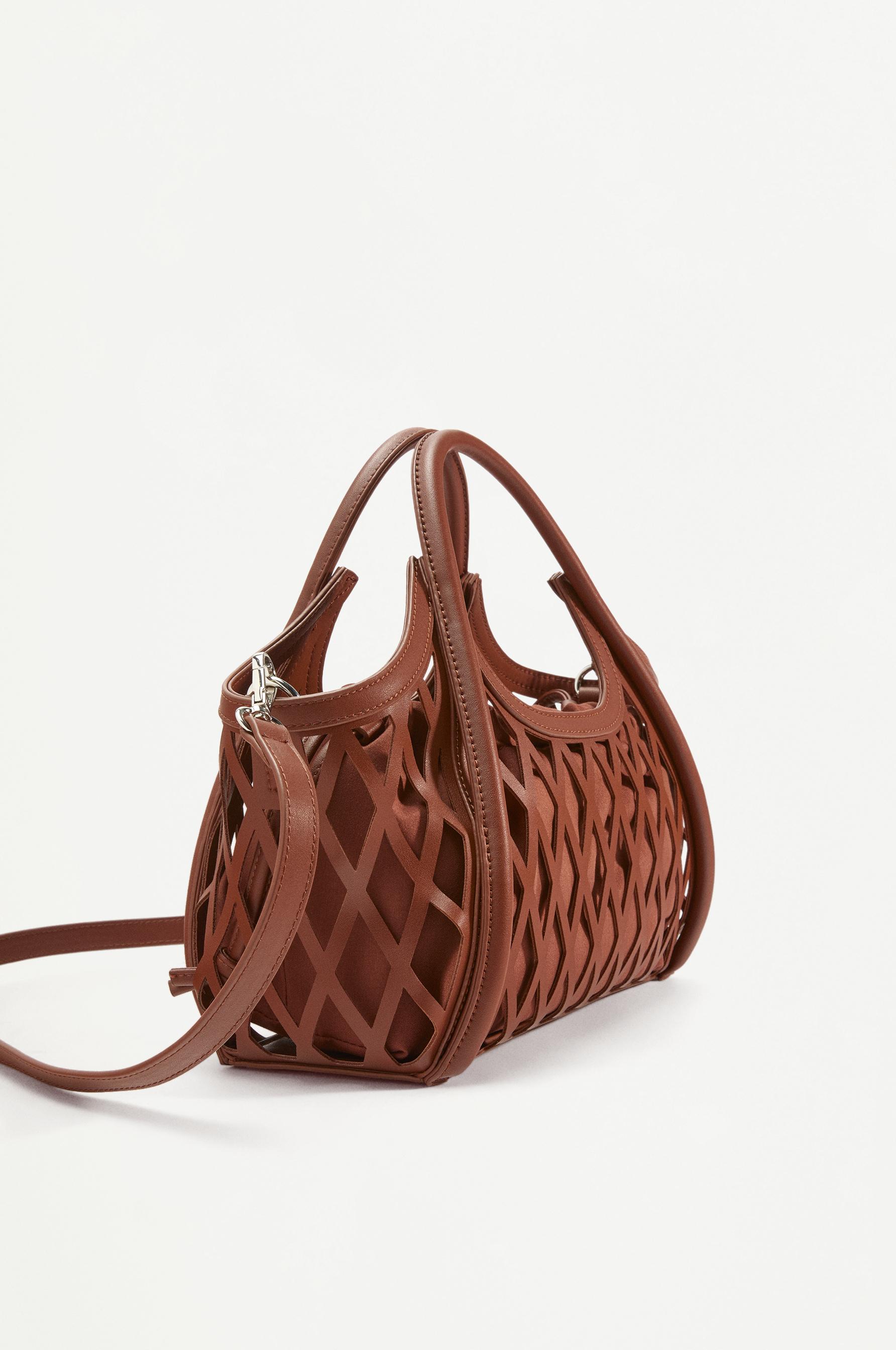 Openwork bag — CAMEL