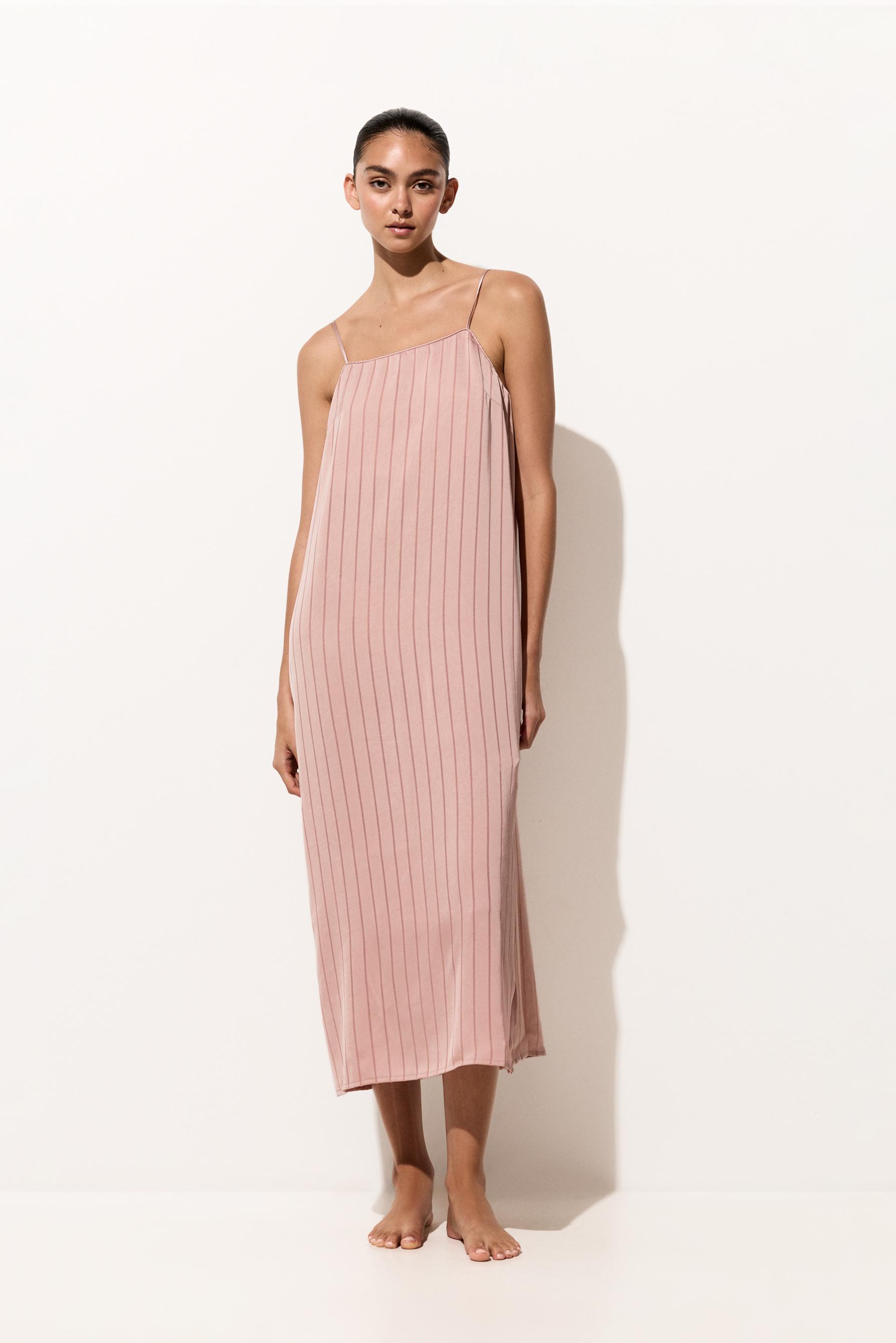 Satin camisole nightdress — PASTEL PINK