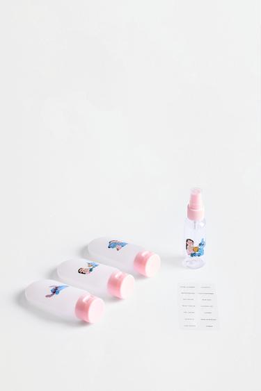 Lilo & Stitch ©Disney reusable travel bottle set (4 pieces) — ORANGE TONES 3