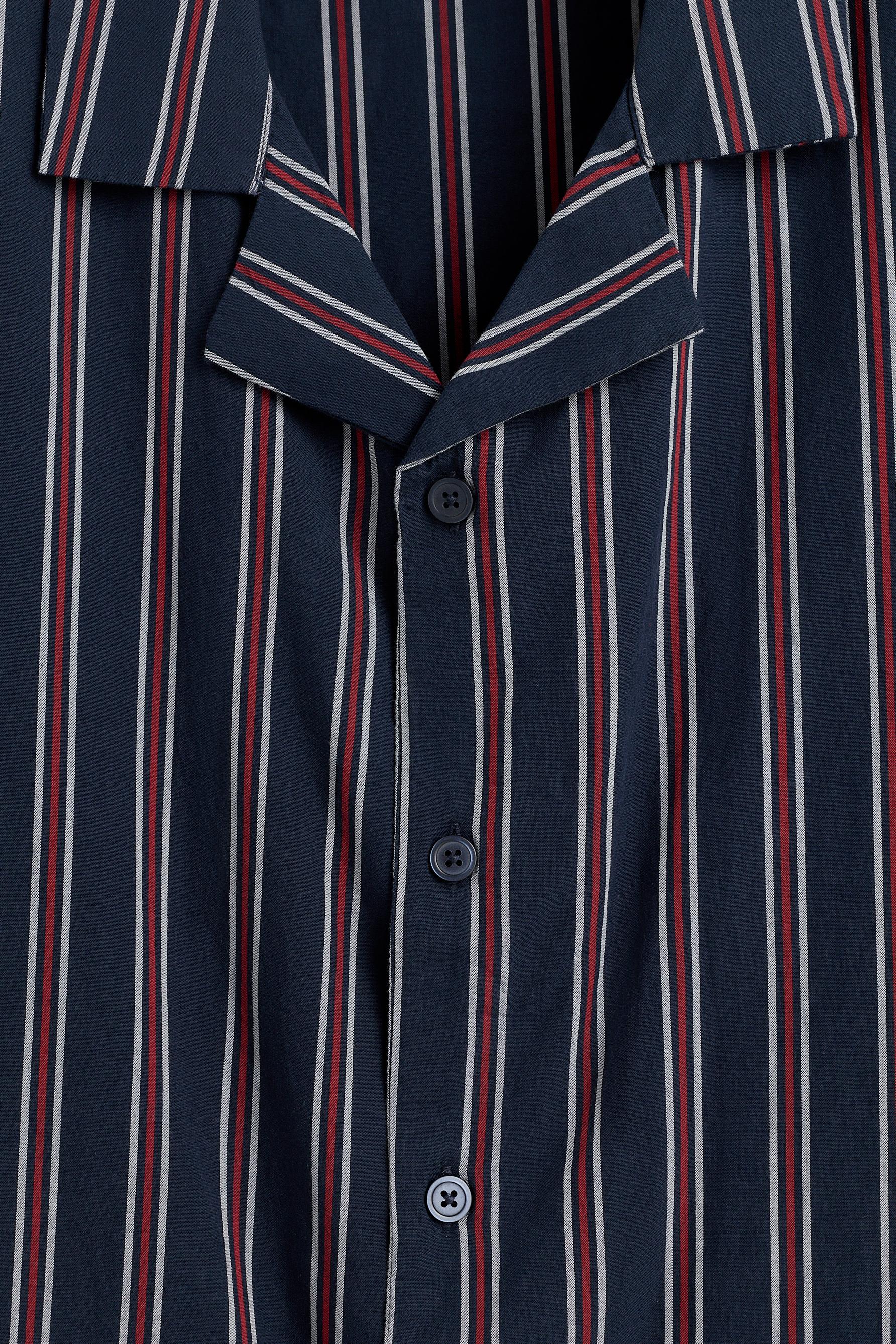 Striped short pyjamas — NAVY