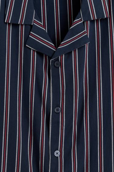 Striped short pyjamas — NAVY 9