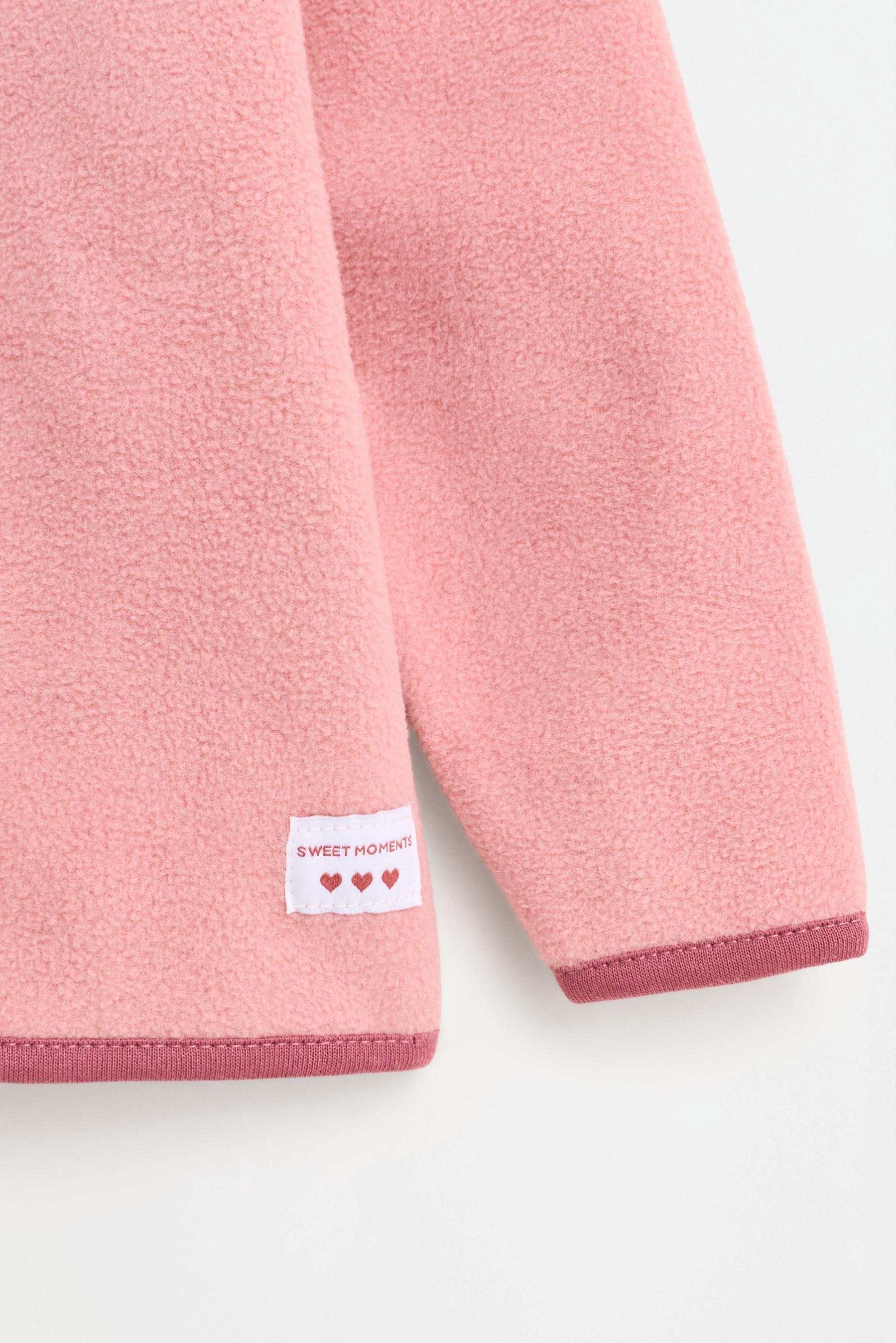 Fleece jacket and trousers set — PINK