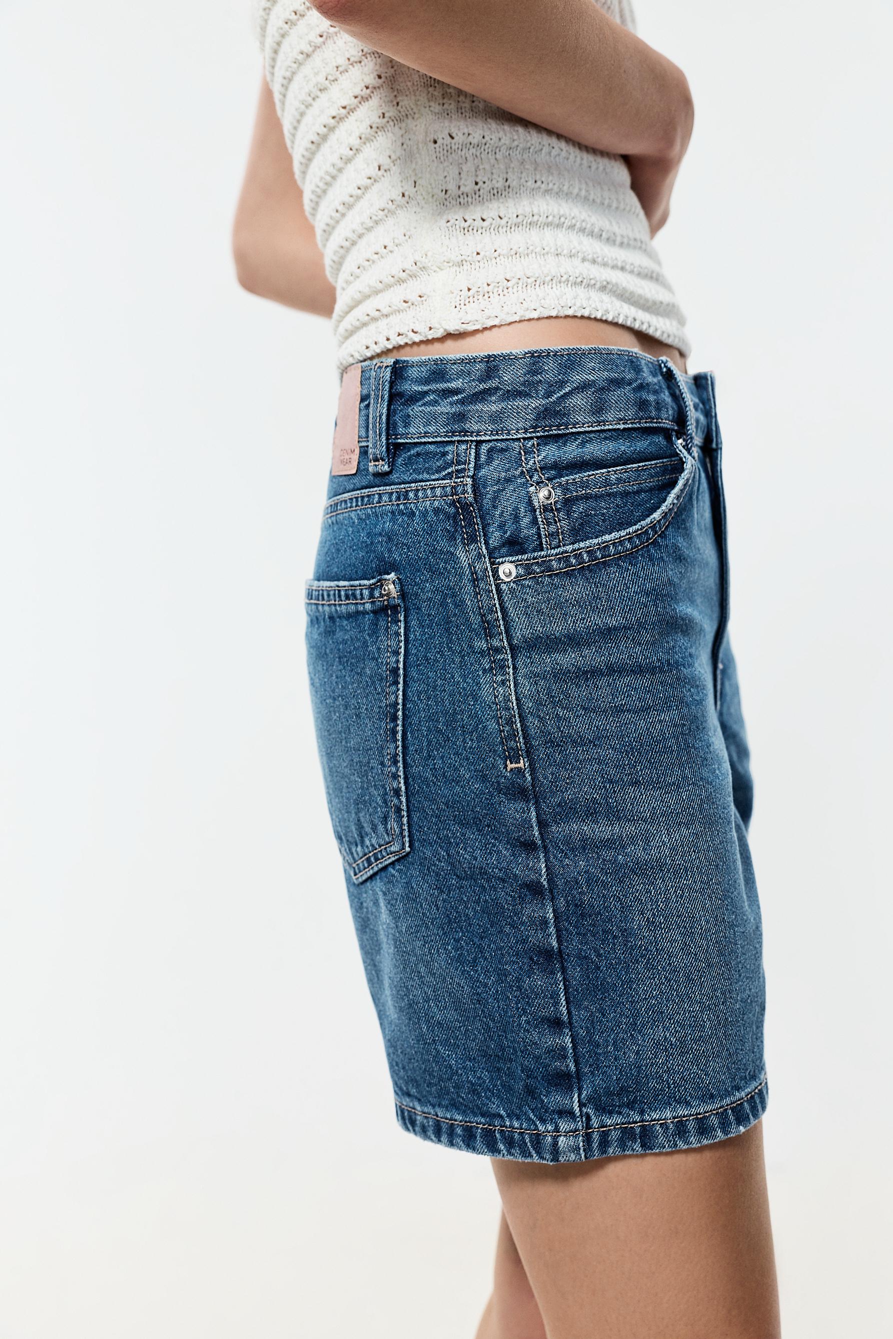 Denim Jorts — DARK BLUE
