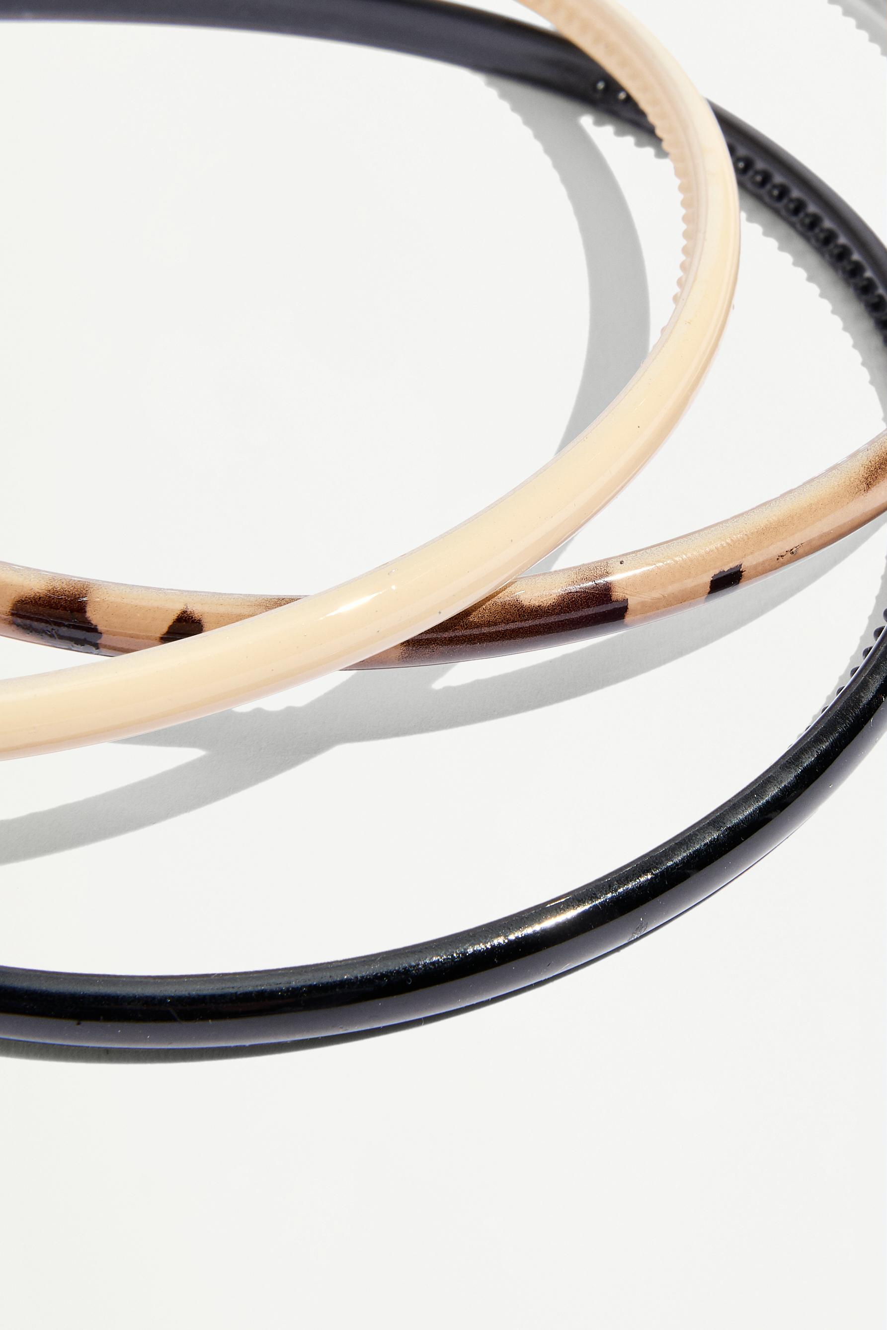 Assorted Headbands (3-Pack) — TORTOISESHELL