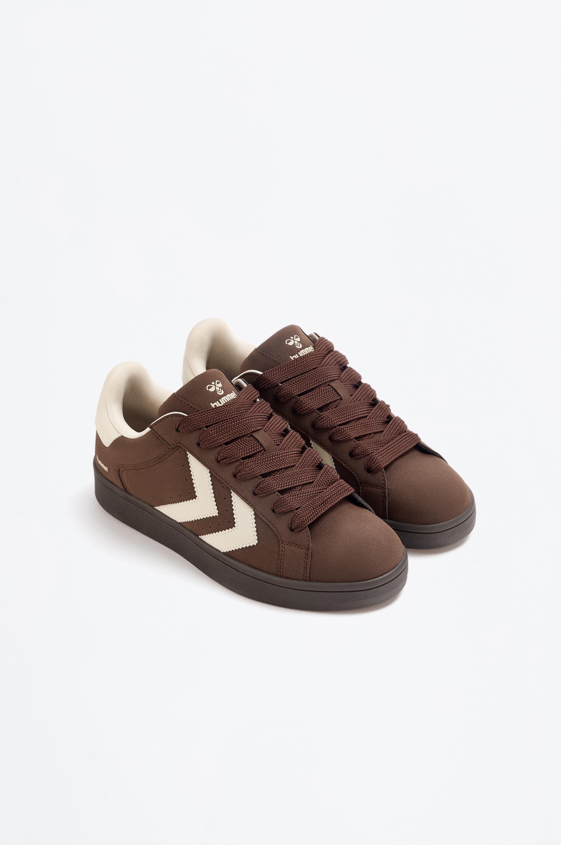 Lefties Kahverengi Lefties Hummel kaykay spor ayakkabı