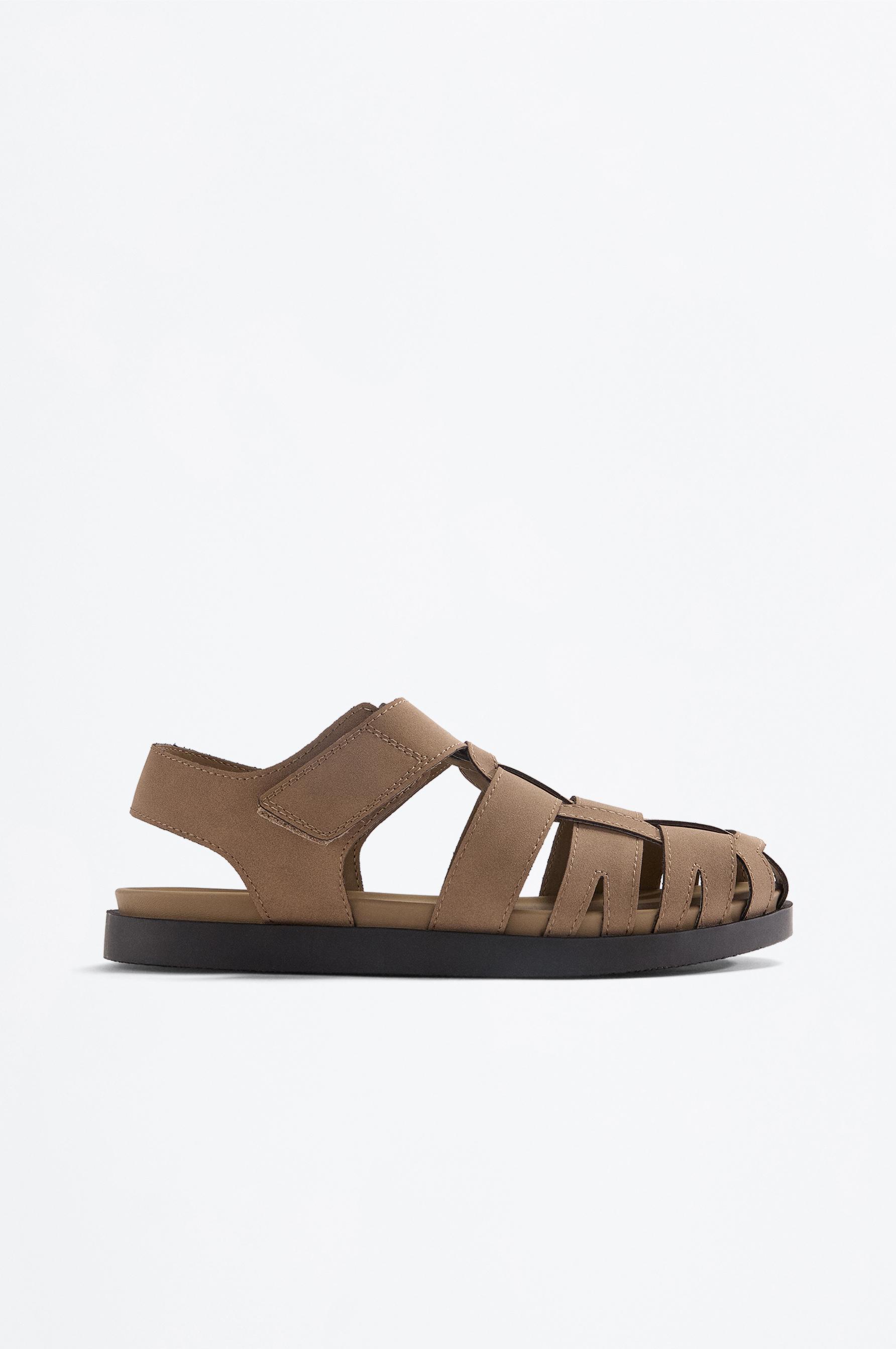 Men's cage sandals — BEIGE