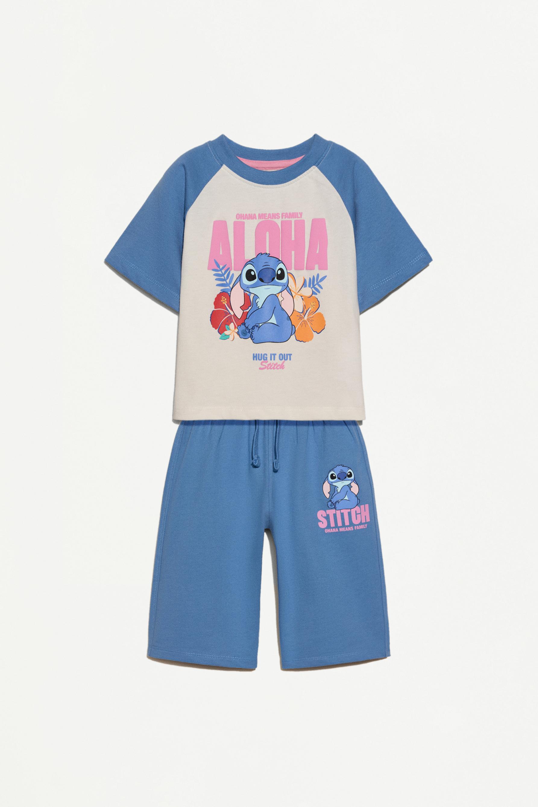 Set Stitch ©Disney camiseta y pantalón felpa