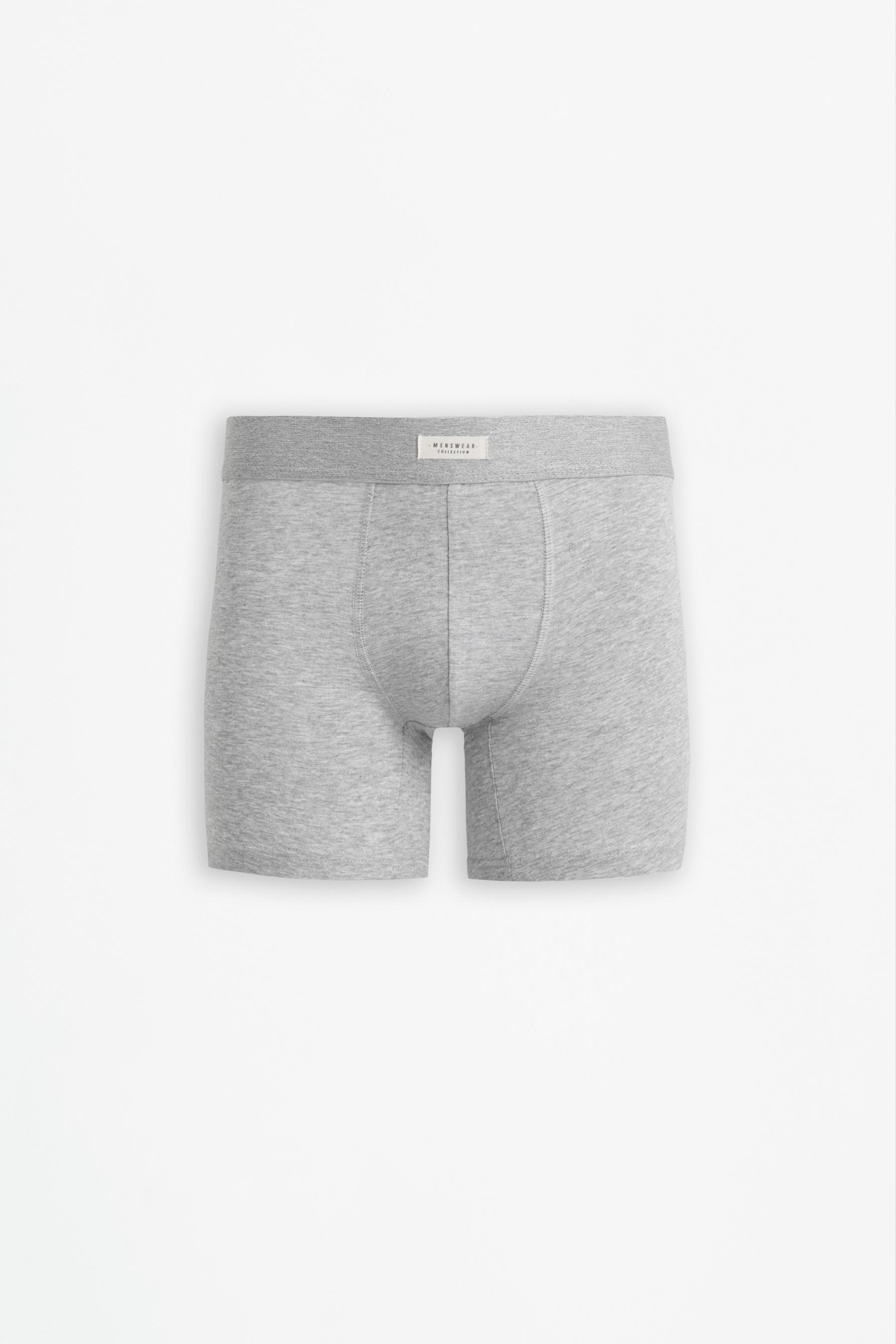 3-pack of long basic boxers — BLUE