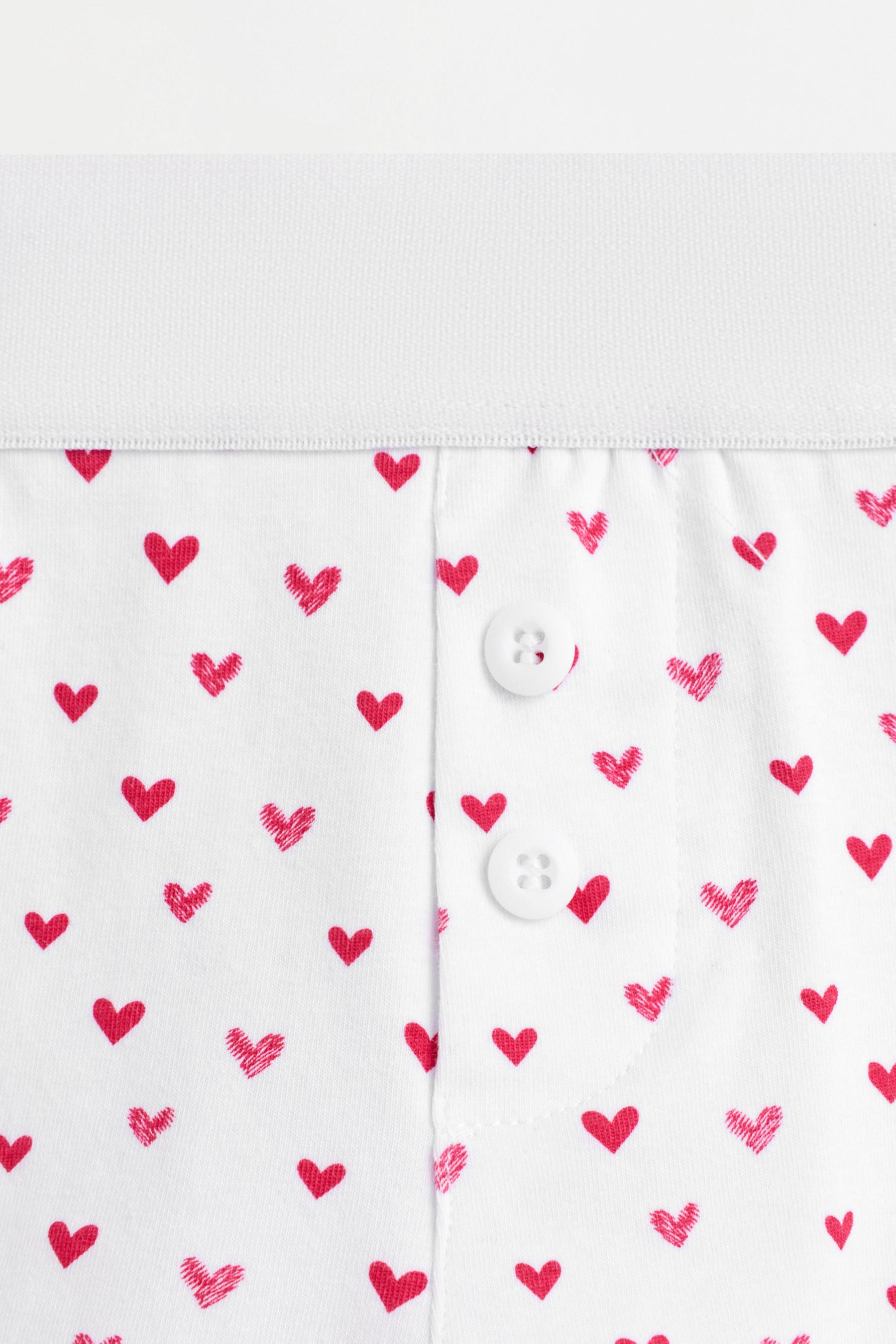 Printed boxer shorts — RED