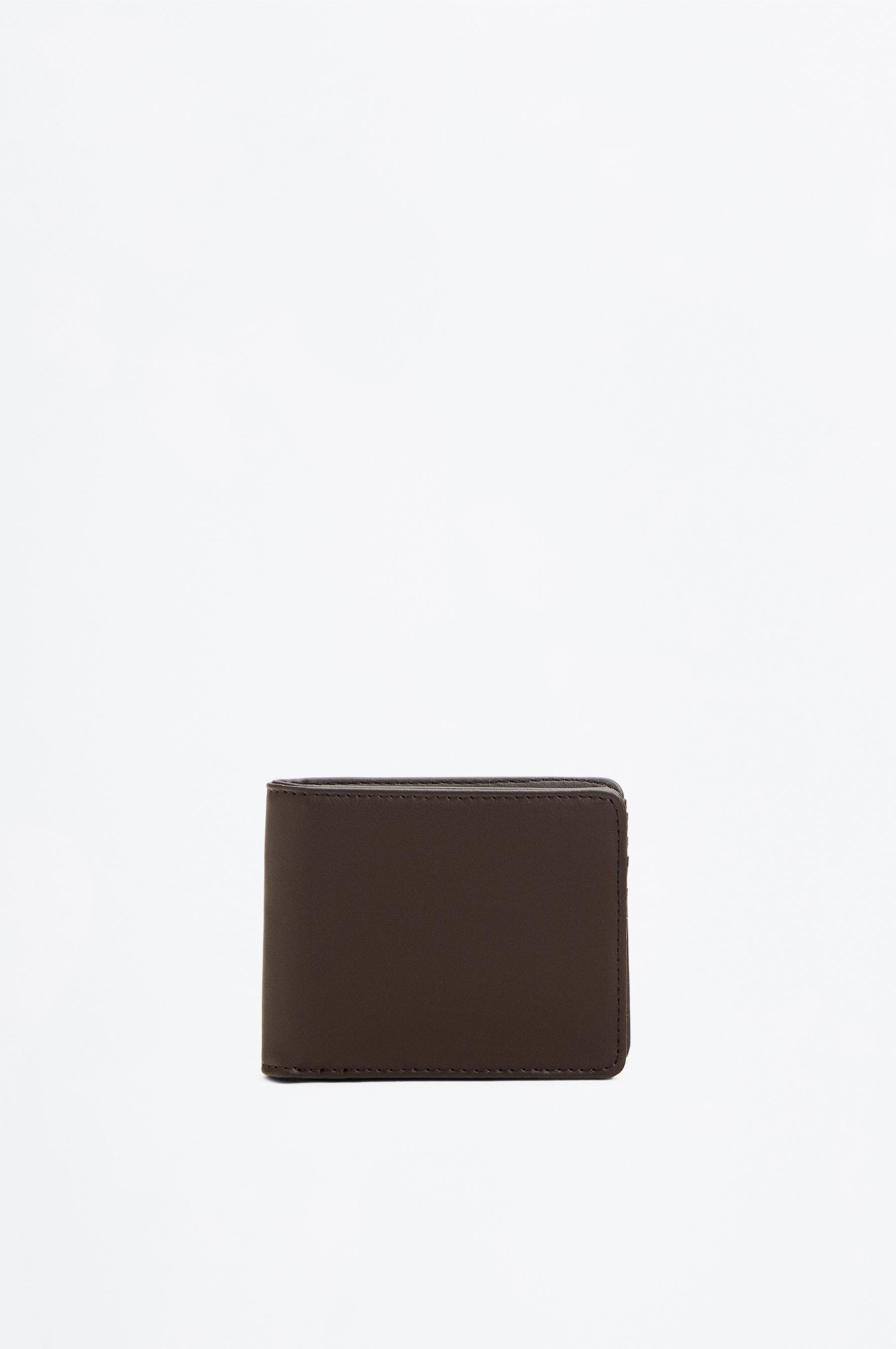 Coin purse wallet — BROWN