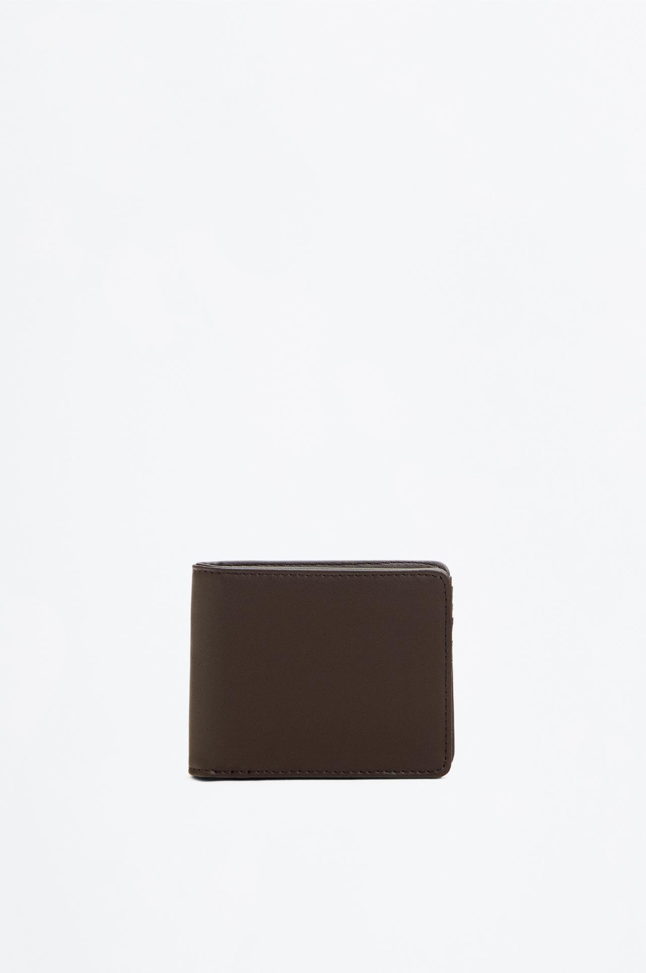 Coin purse wallet — BROWN