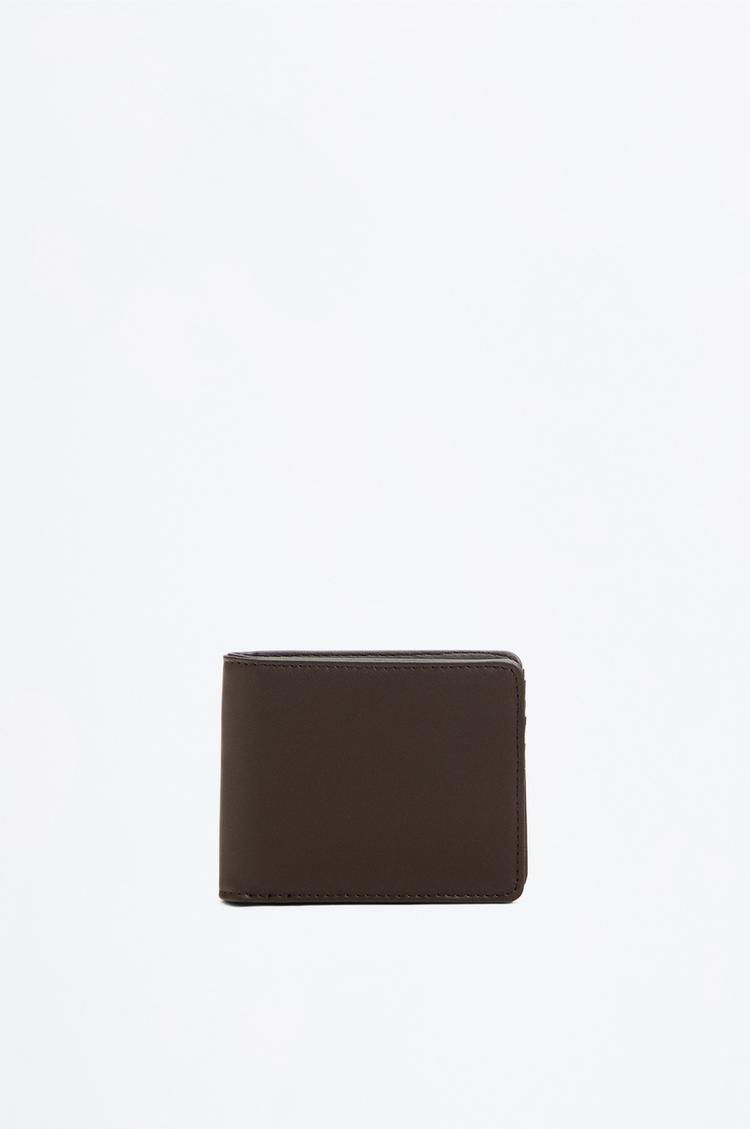 Coin purse wallet — BROWN