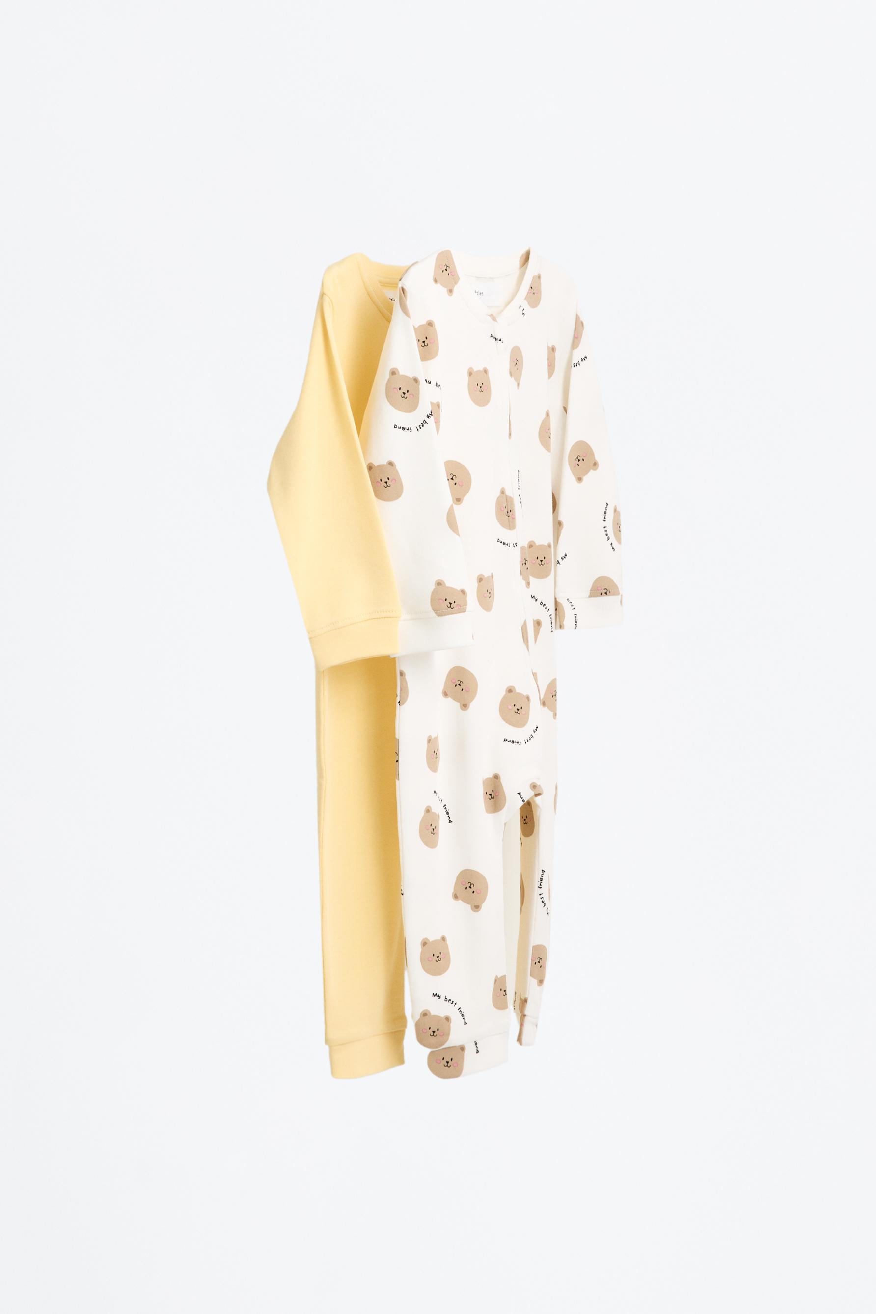 Pack 2 pijamas animales enteros