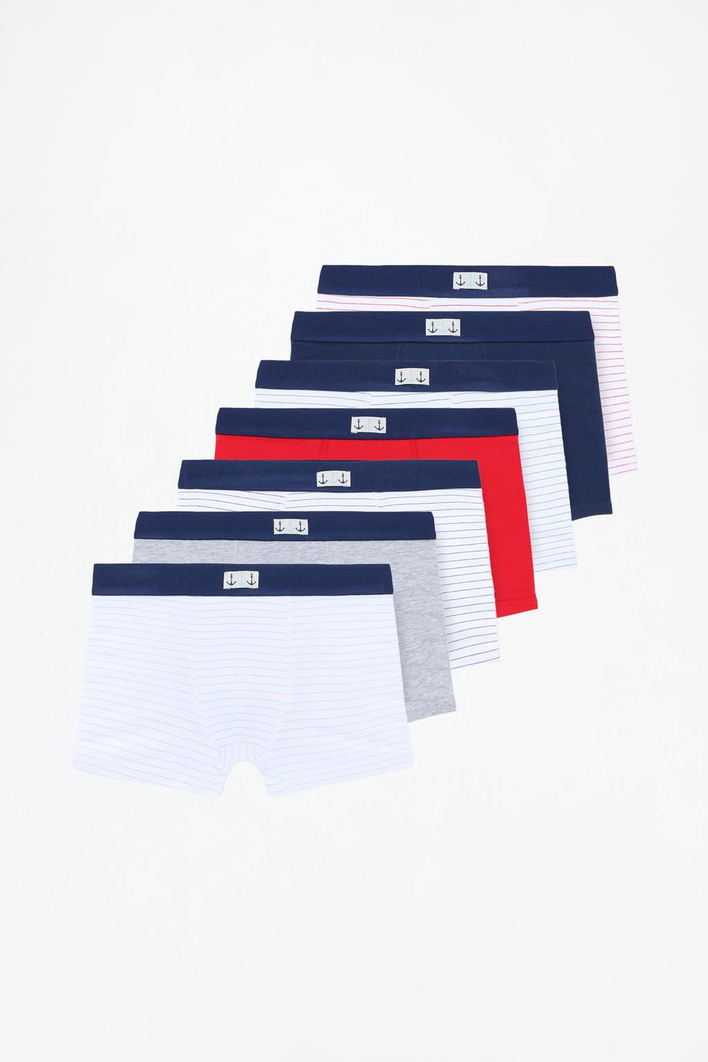 7-pack of semi-basic boxers