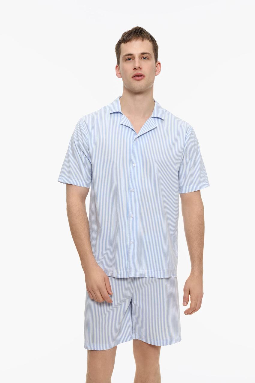 Pijama Corto Pijama Hombre Camisero Camisero Pijama Hombre Corto