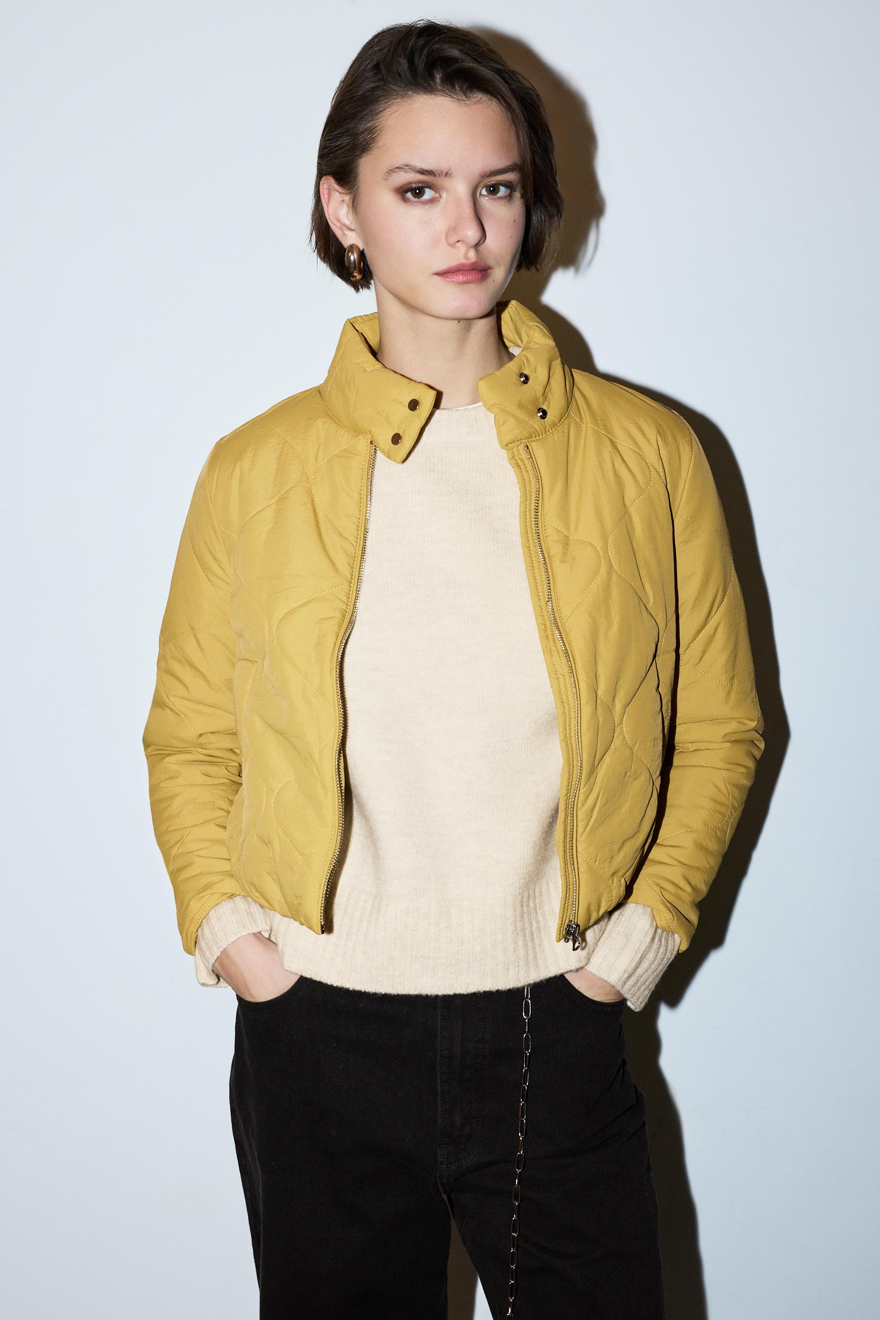 Cazadora acolchada cuello