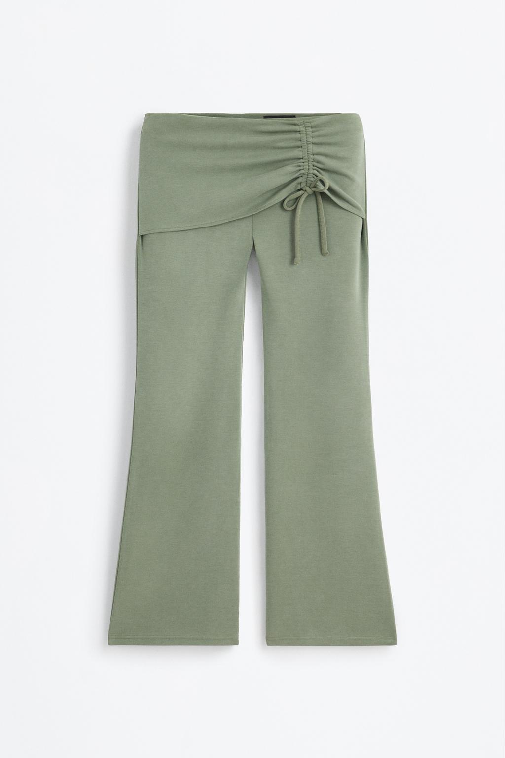 Pantalons cintura frunzida