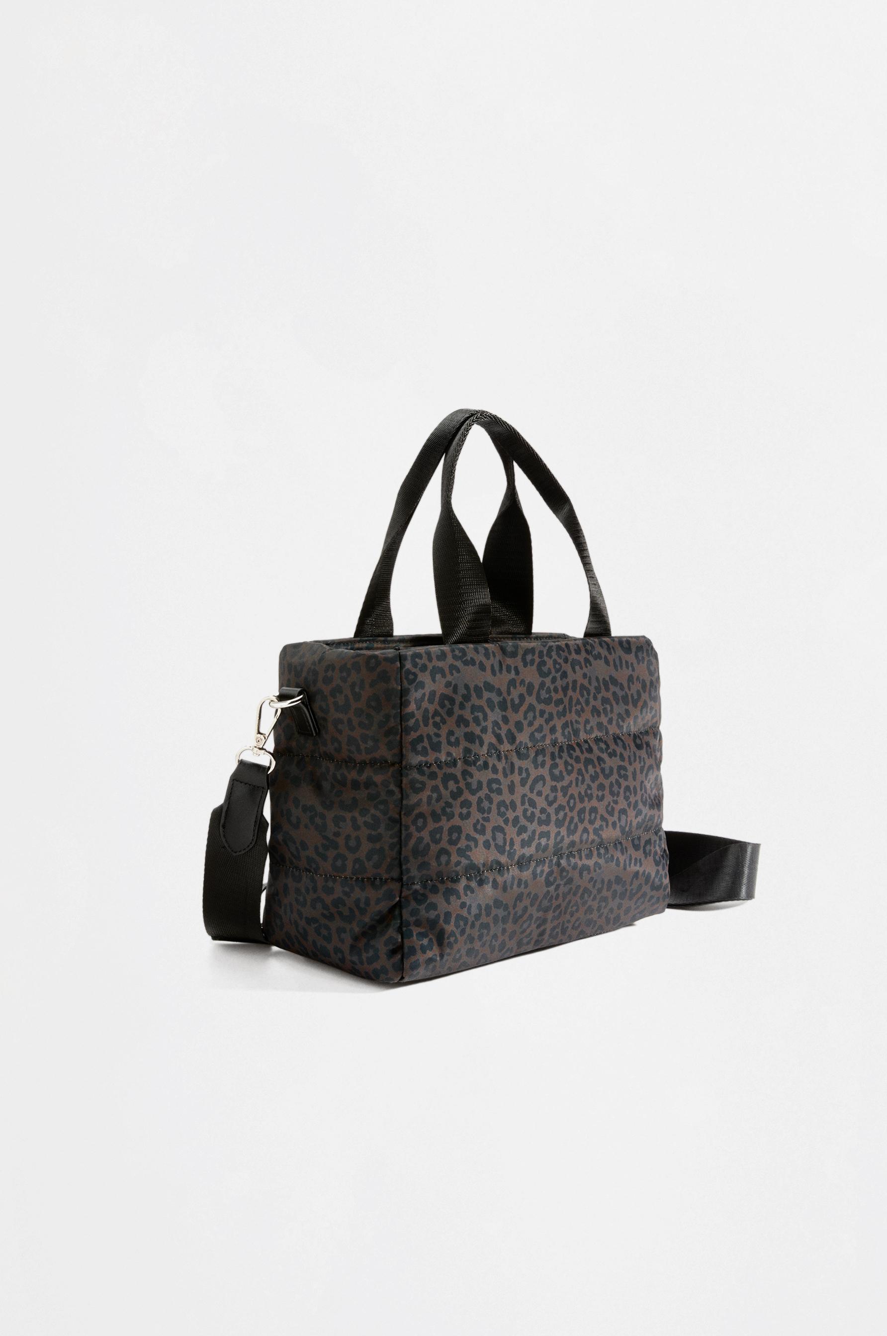 Quilted crossbody bag — LEOPARD