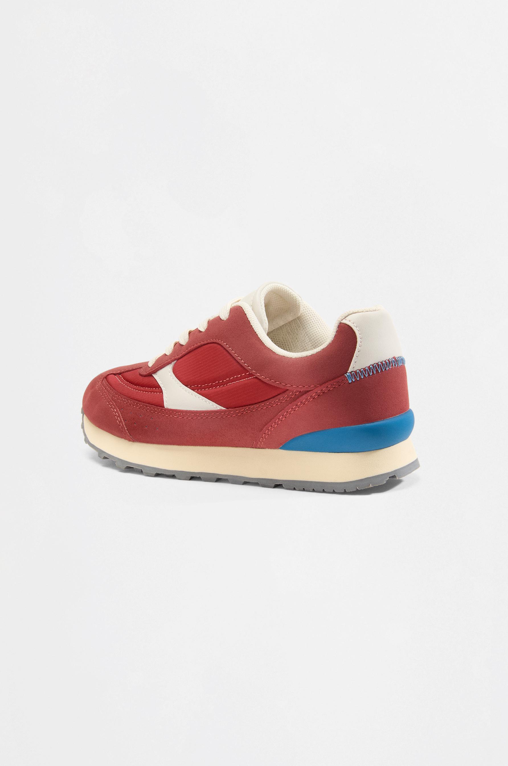 Casual sneakers — BURGUNDY