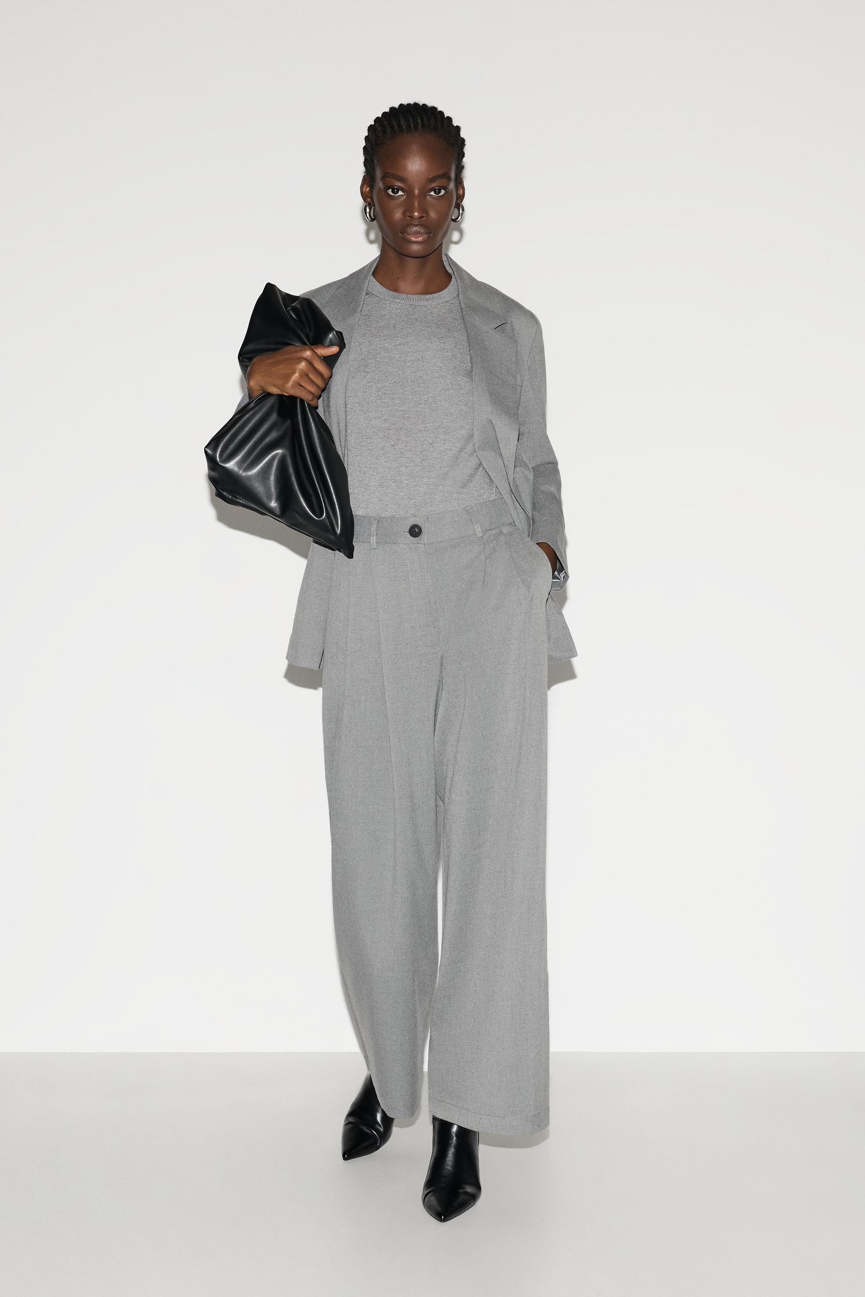 Pantalón wide leg vestir