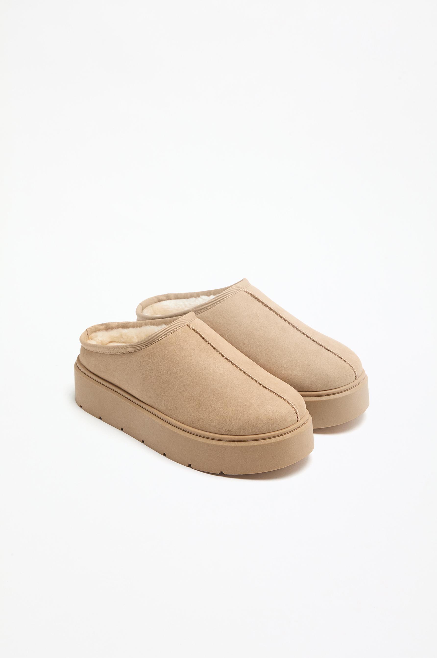 Platform clogs — BROWN